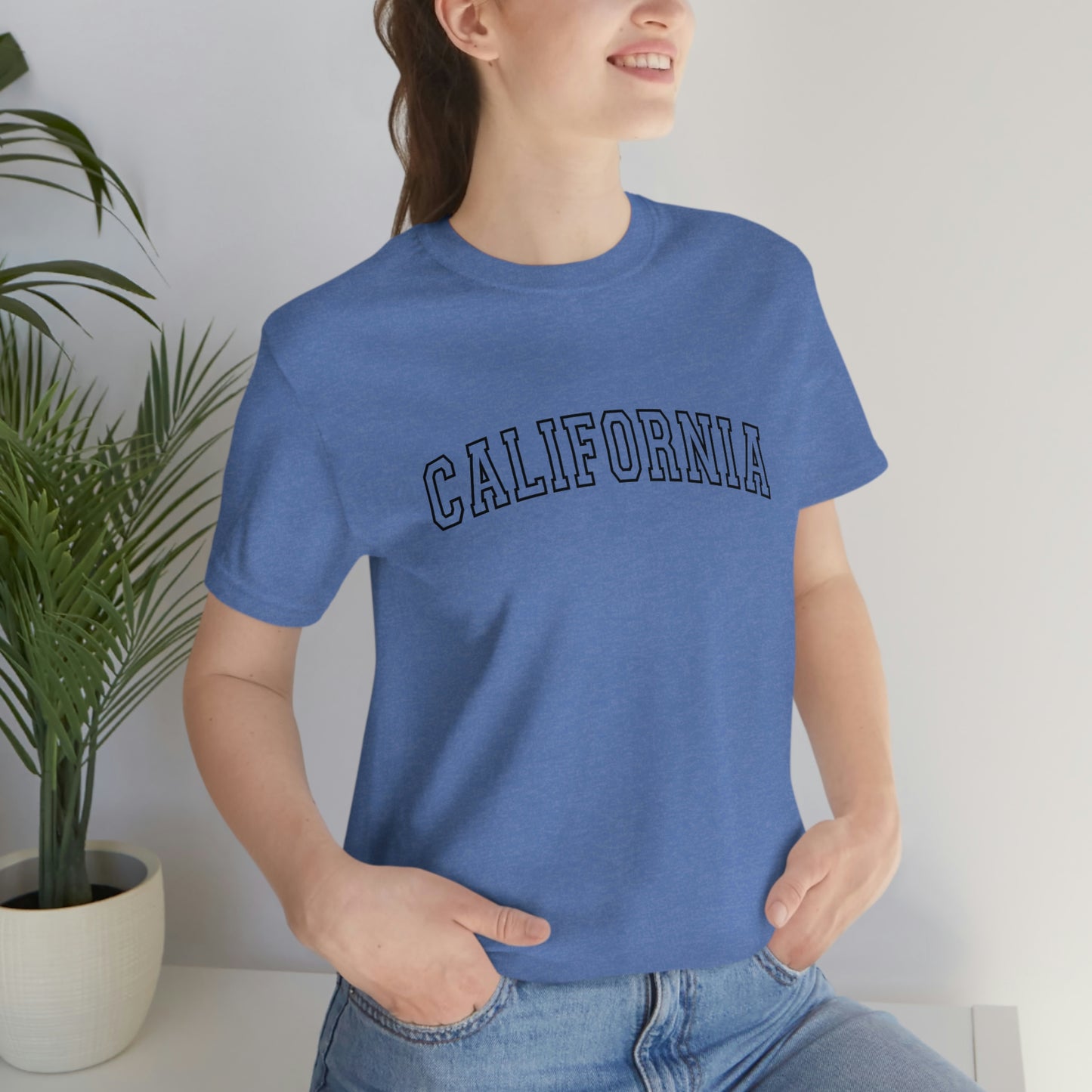 California Arch Varsity Letters Unisex Jersey Short Sleeve Tee Tshirt T-shirt