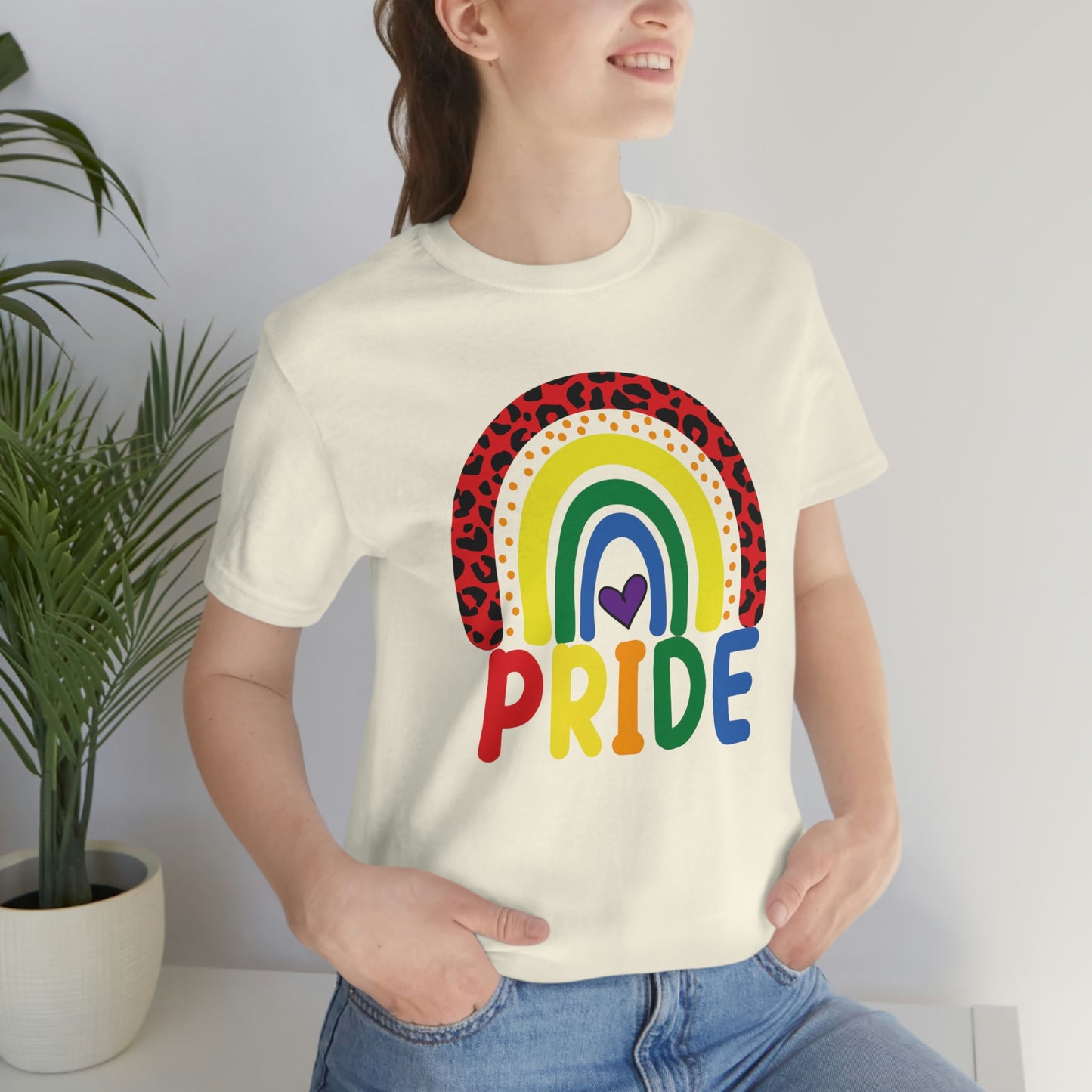 LGBTQIA Awareness Pride Print Unisex Jersey Short Sleeve Tee