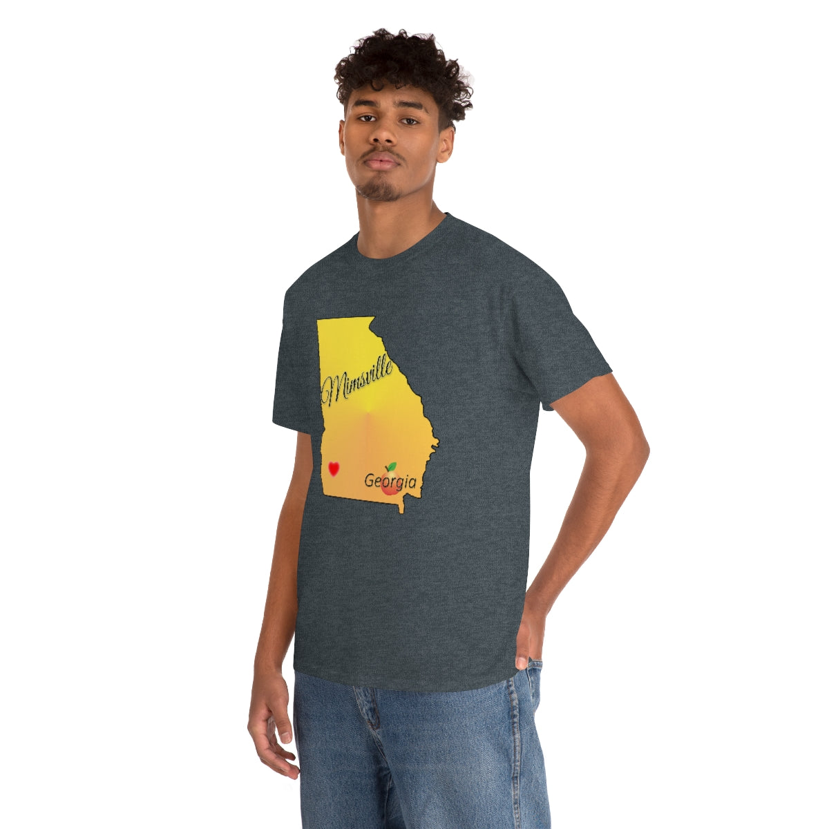 Mimsville Georgia Unisex Heavy Cotton Tee