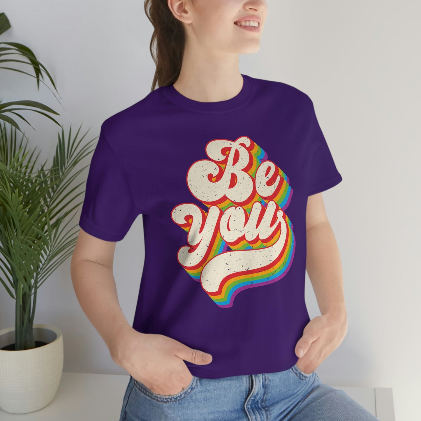 Be You LGBTQIA Unisex Jersey Short Sleeve Tee