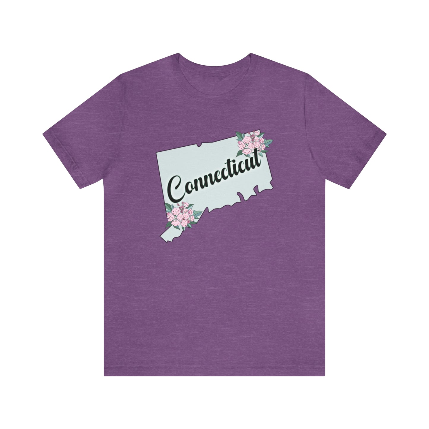 Connecticut State Flower Short Sleeve T-shirt