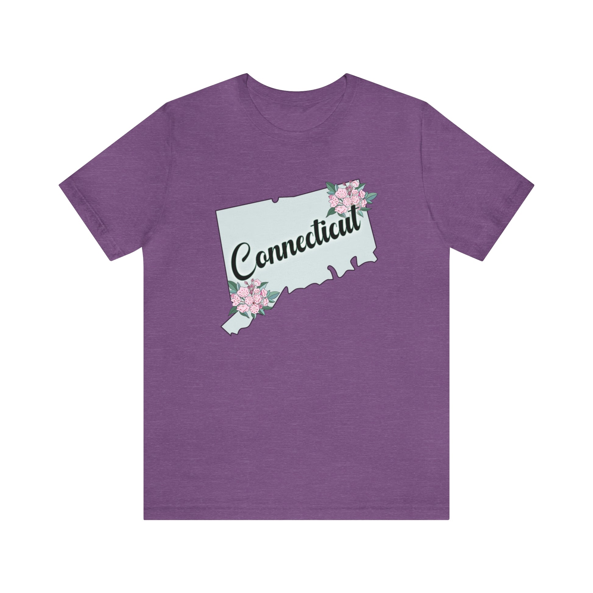 Connecticut State Flower Short Sleeve T-shirt