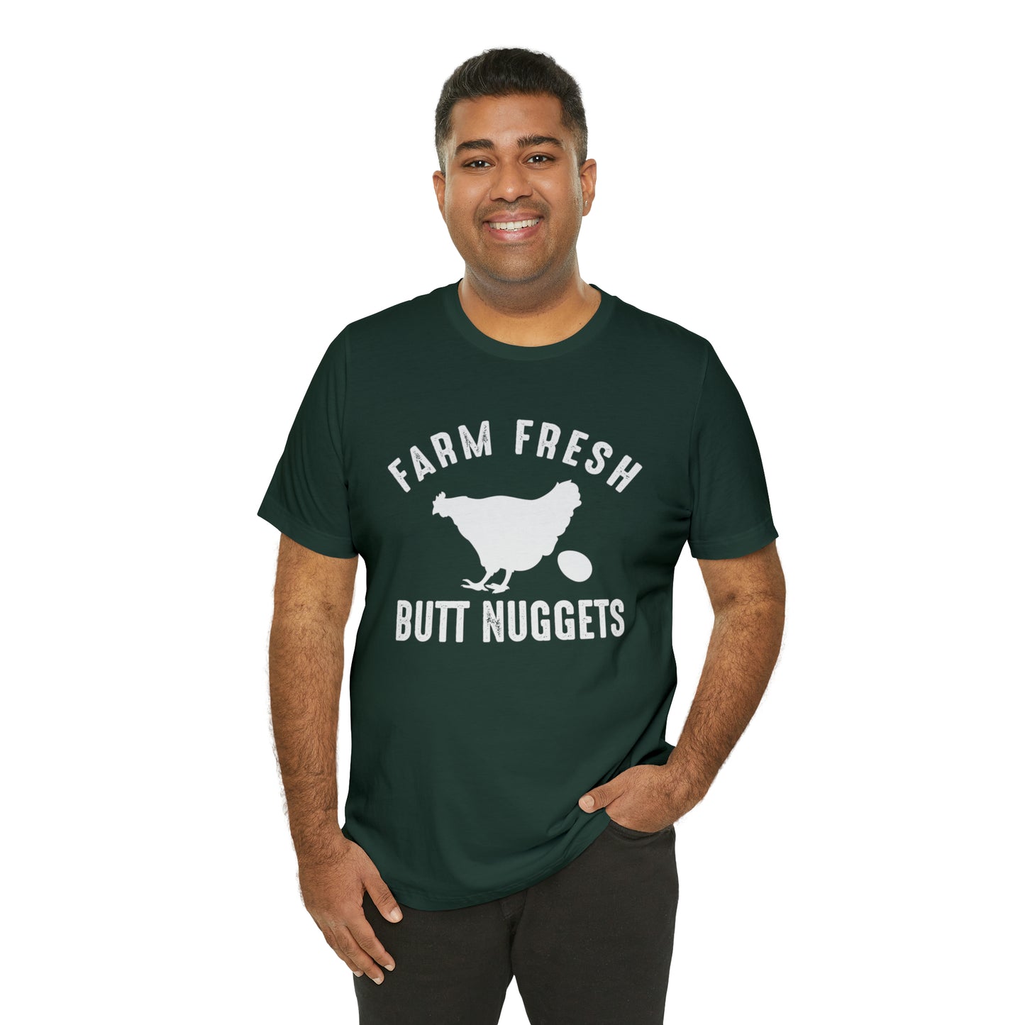 Farm Fresh Butt Nuggets Chicken Short Sleeve T-shirt