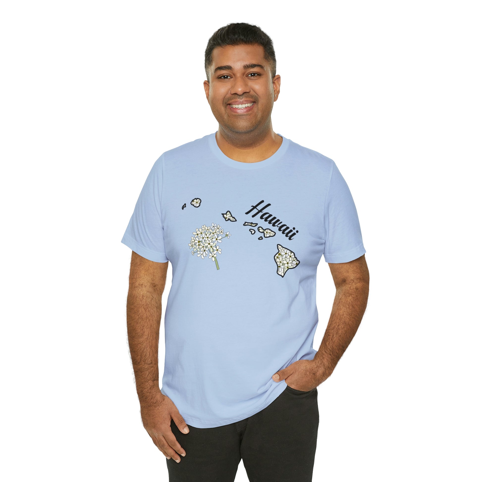 Hawaii State Flower Short Sleeve T-shirt
