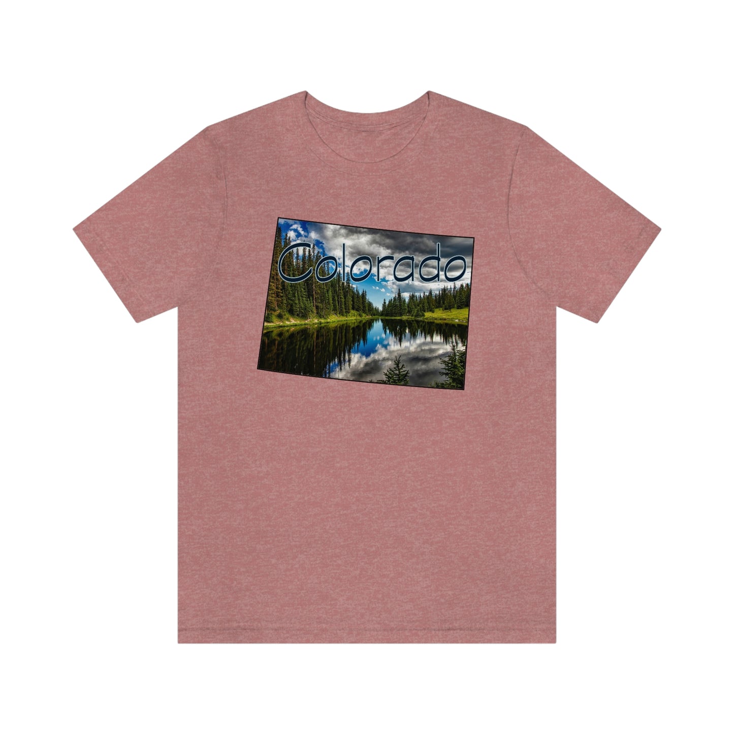 Colorado Lake Unisex Jersey Short Sleeve Tee Tshirt T-shirt
