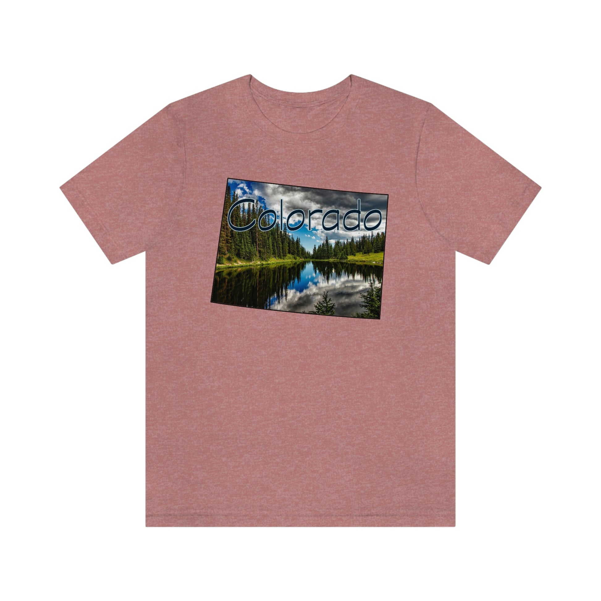 Colorado Lake Unisex Jersey Short Sleeve Tee Tshirt T-shirt