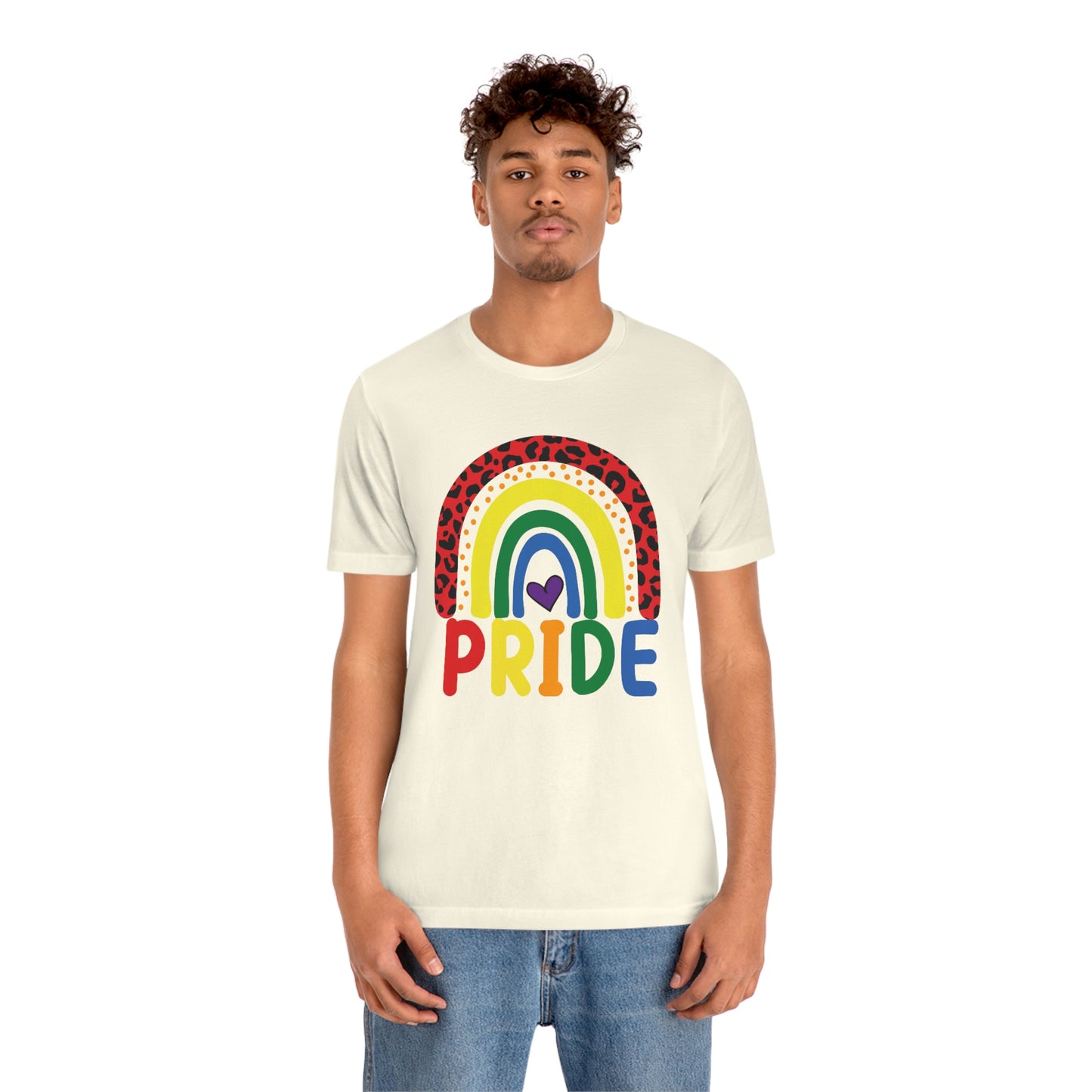LGBTQIA Awareness Pride Print Unisex Jersey Short Sleeve Tee
