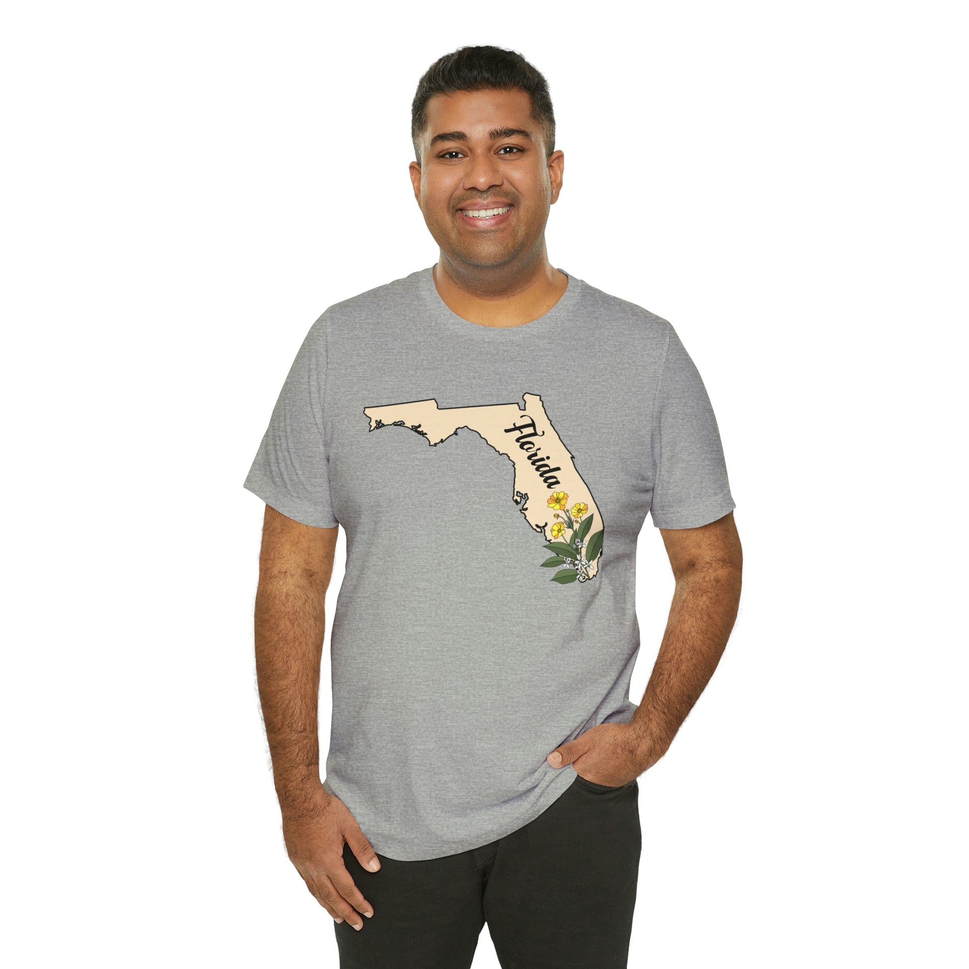 Florida State Flower Short Sleeve T-shirt