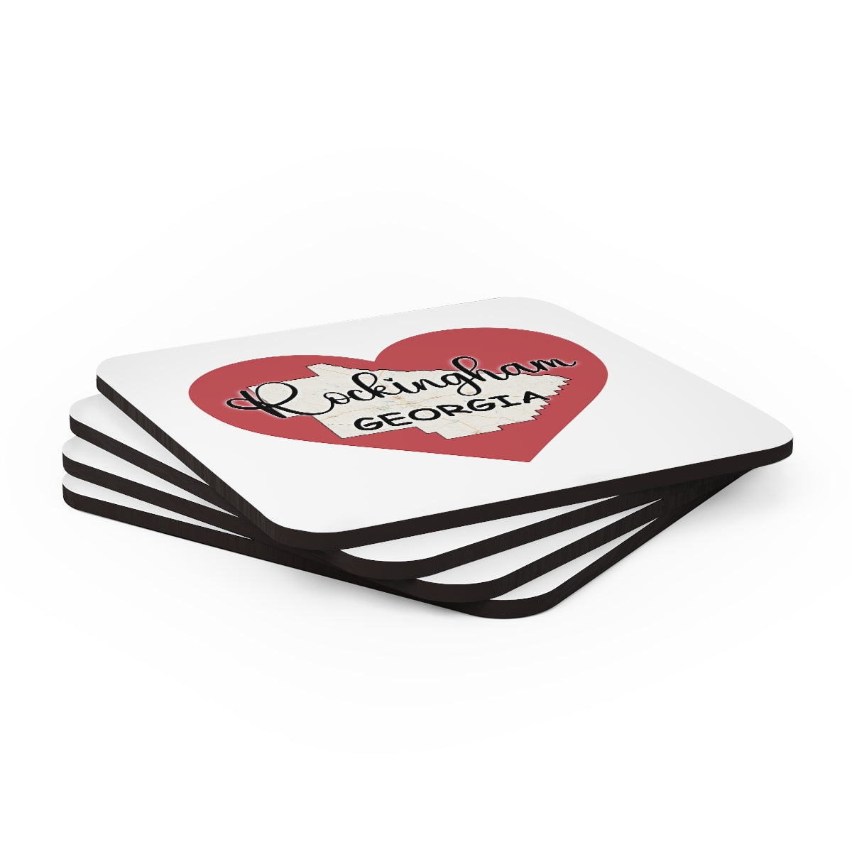 Rockingham Georgia Corkwood Coaster Set