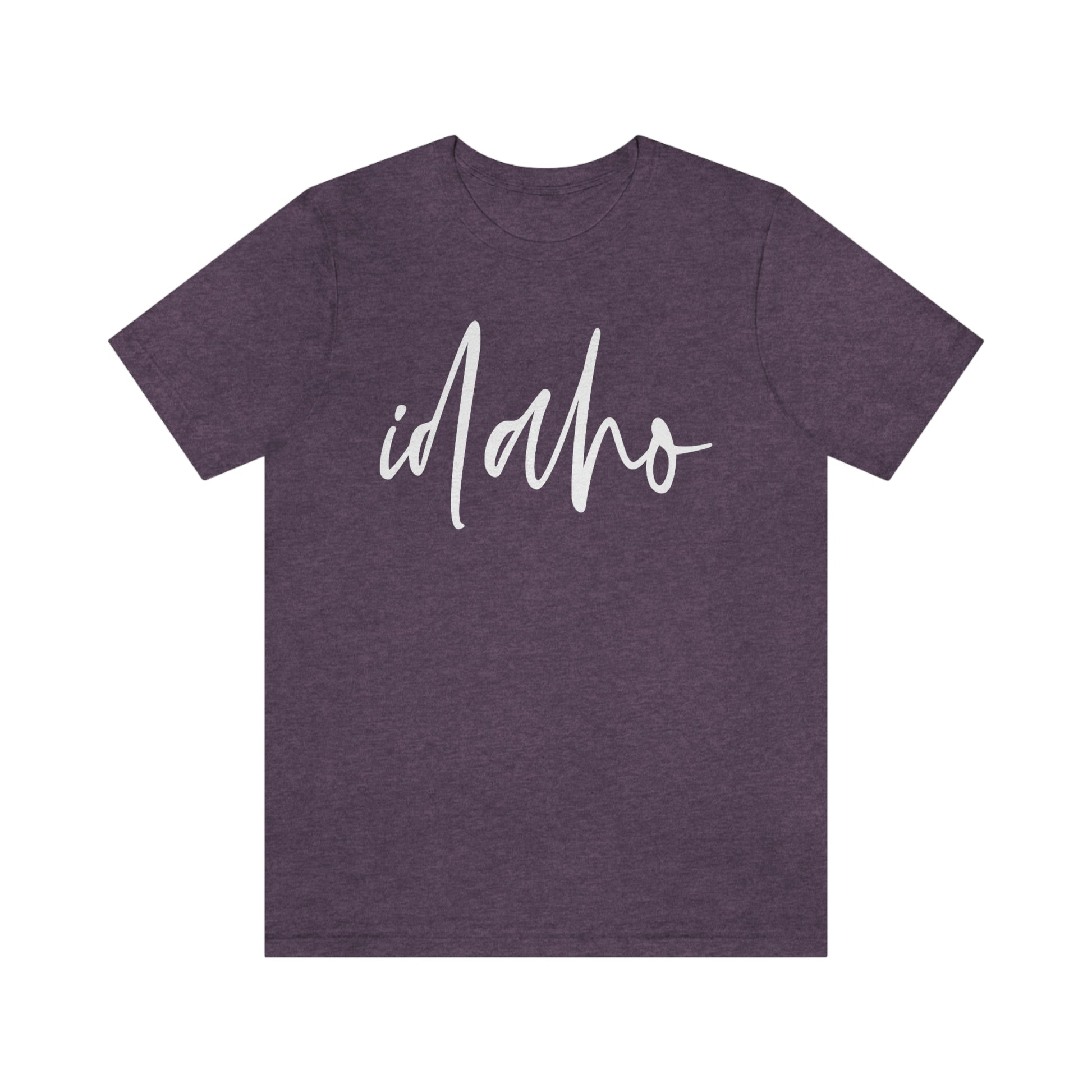 Idaho White Script Short Sleeve T-shirt