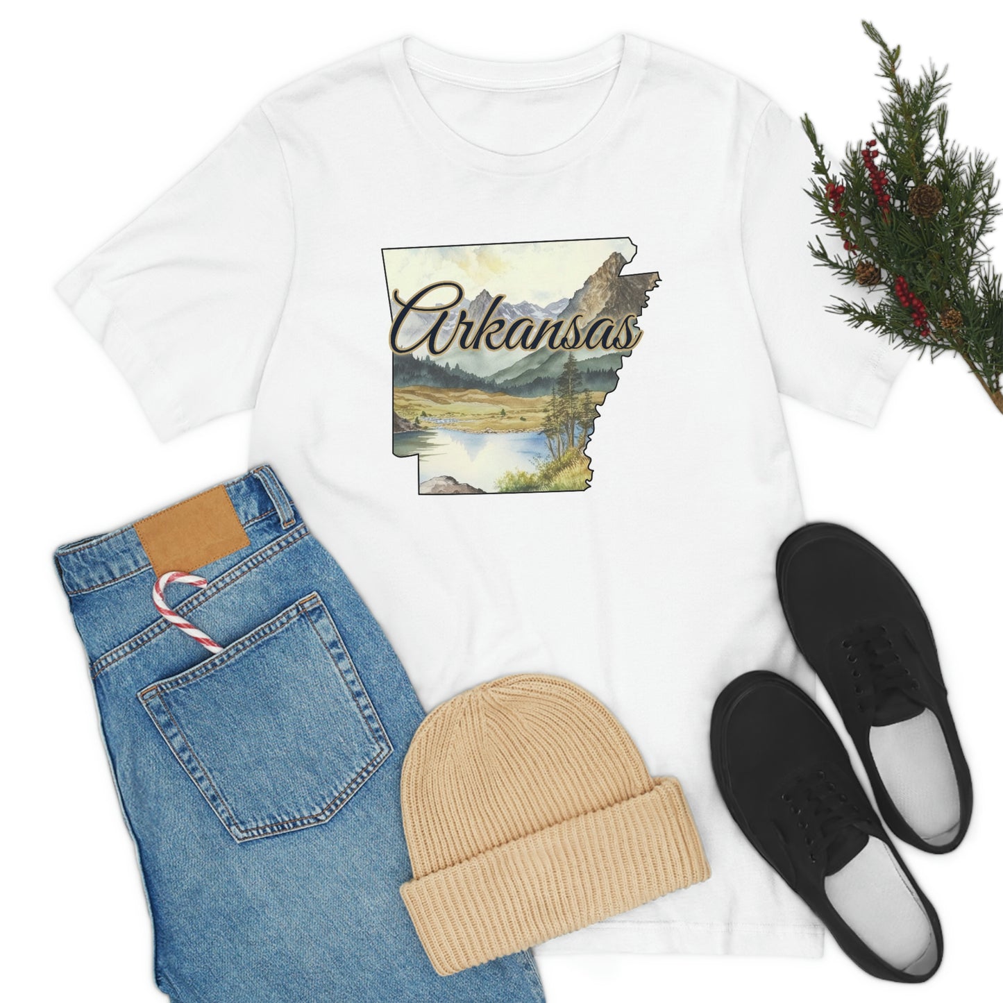 Arkansas Landscape Unisex Jersey Short Sleeve Tee Tshirt T-shirt