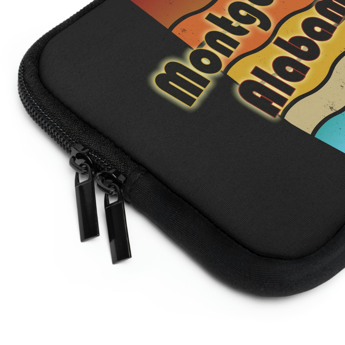 Montgomery Alabama Retro Sunset Laptop Sleeve