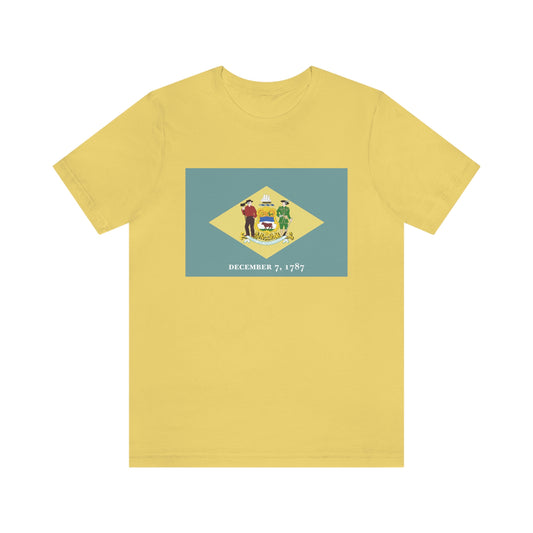 Delaware Flag Unisex Jersey Short Sleeve Tee Tshirt T-shirt