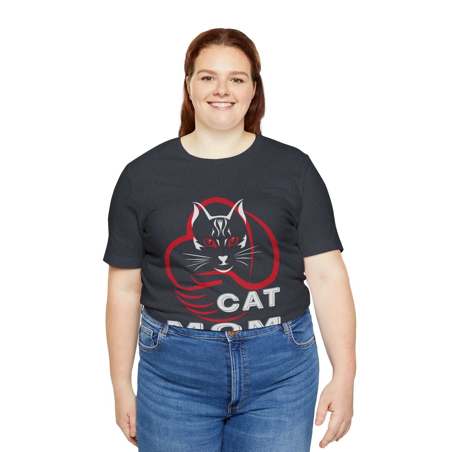 Cat Mom Short Sleeve T-shirt
