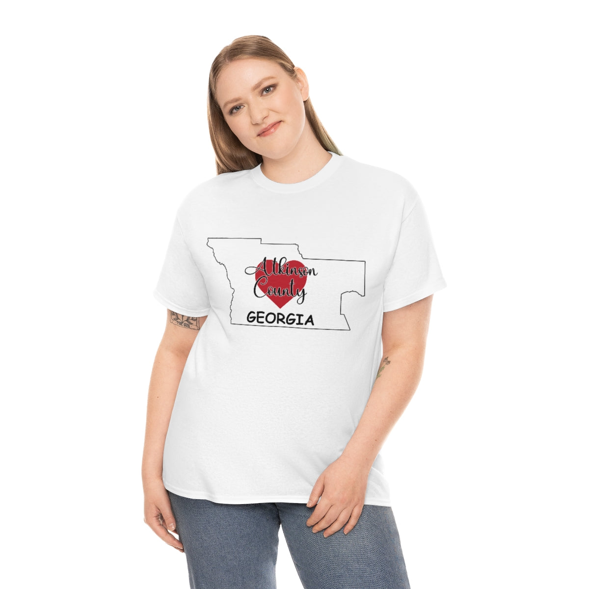 Atkinson County Georgia Unisex Heavy Cotton Tee