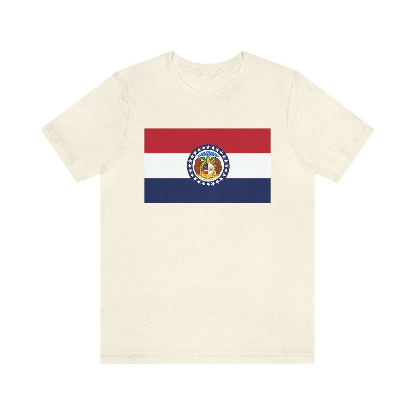 Missouri Flag Unisex Jersey Short Sleeve Tee Tshirt T-shirt