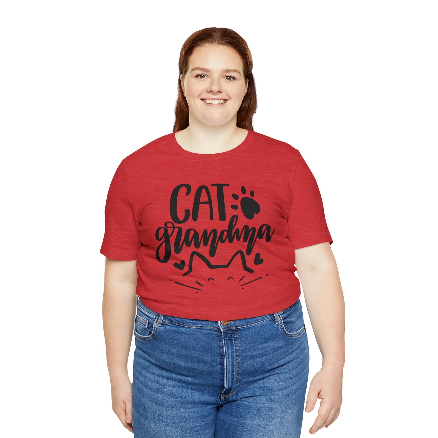 Cat Grandma Short Sleeve T-shirt