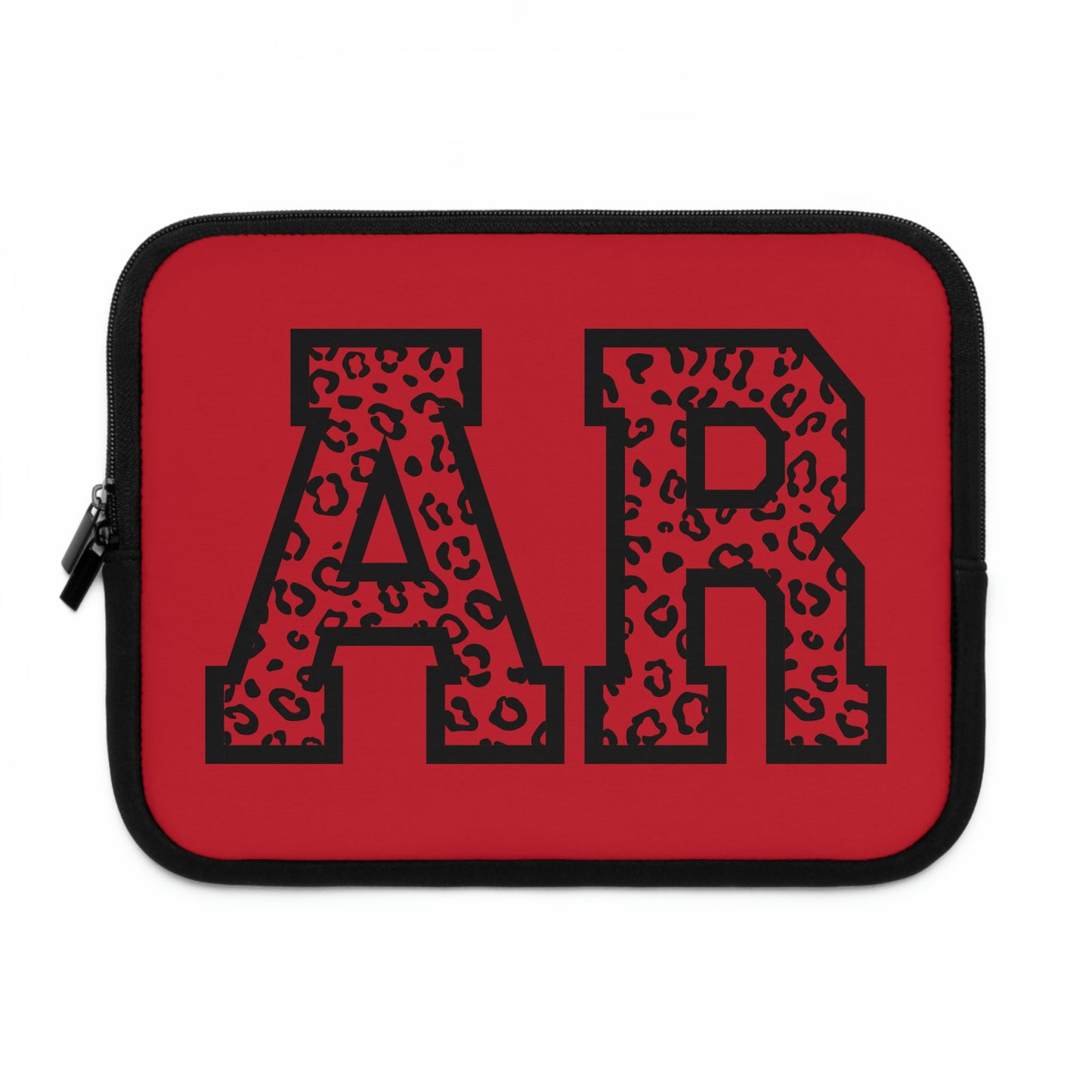 Arkansas AR Leopard Print Laptop Sleeve