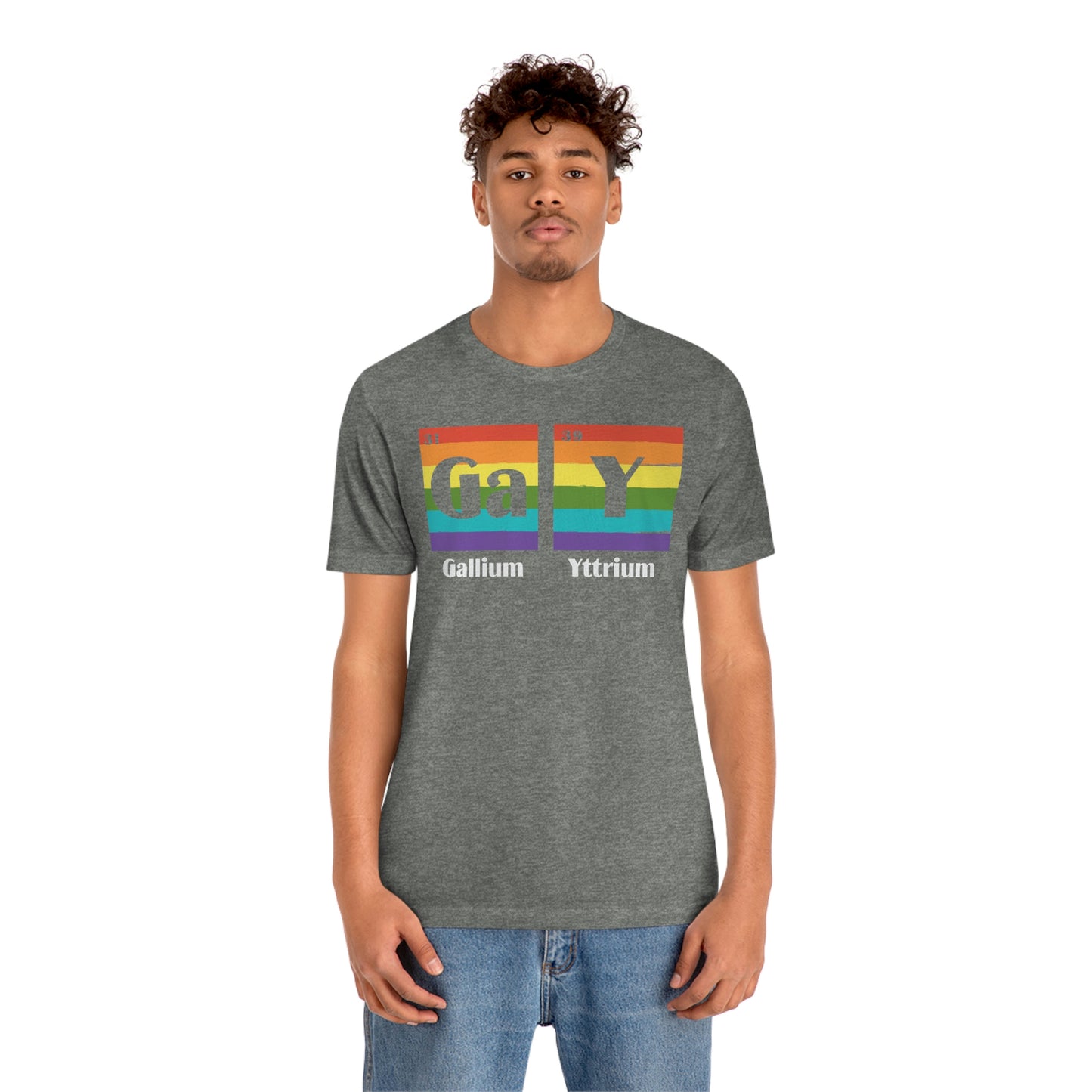 Gallium Yttrium LGBTQIA Unisex Jersey Short Sleeve Tee
