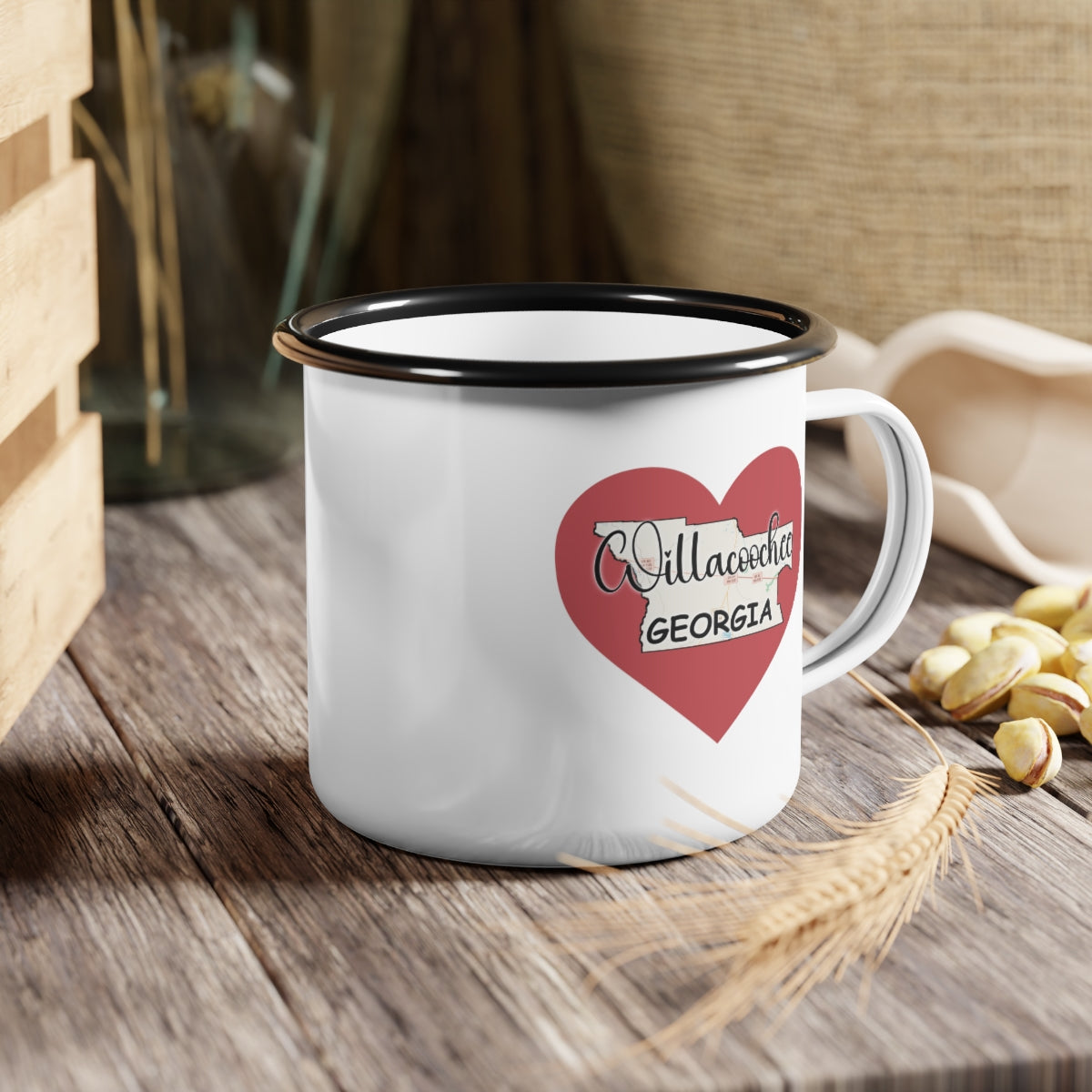Willacoochee Georgia Enamel Camp Cup