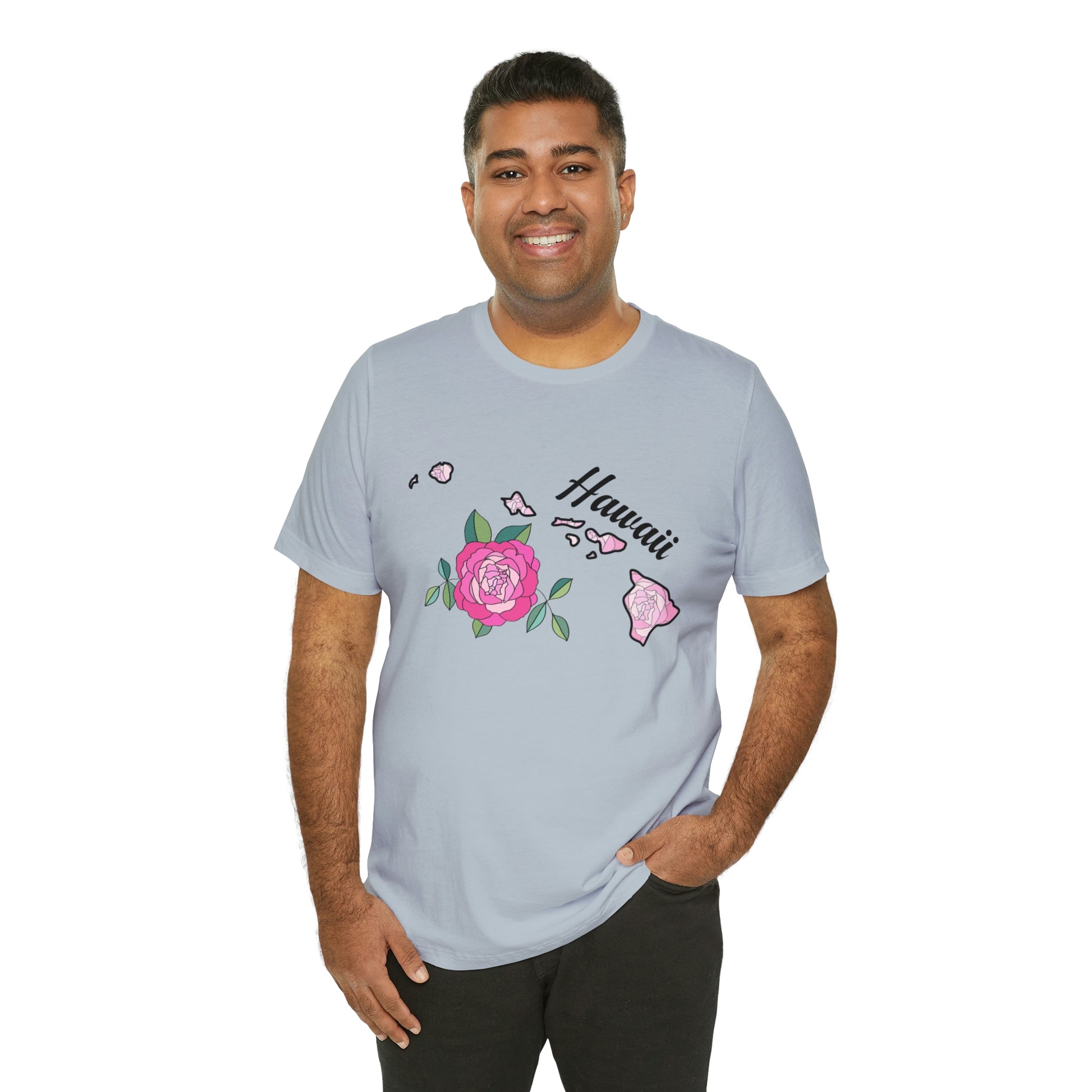 Hawaii State Flower Short Sleeve T-shirt
