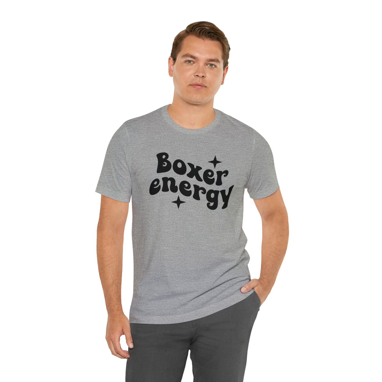 Boxer Energy Dog Short Sleeve T-shirt