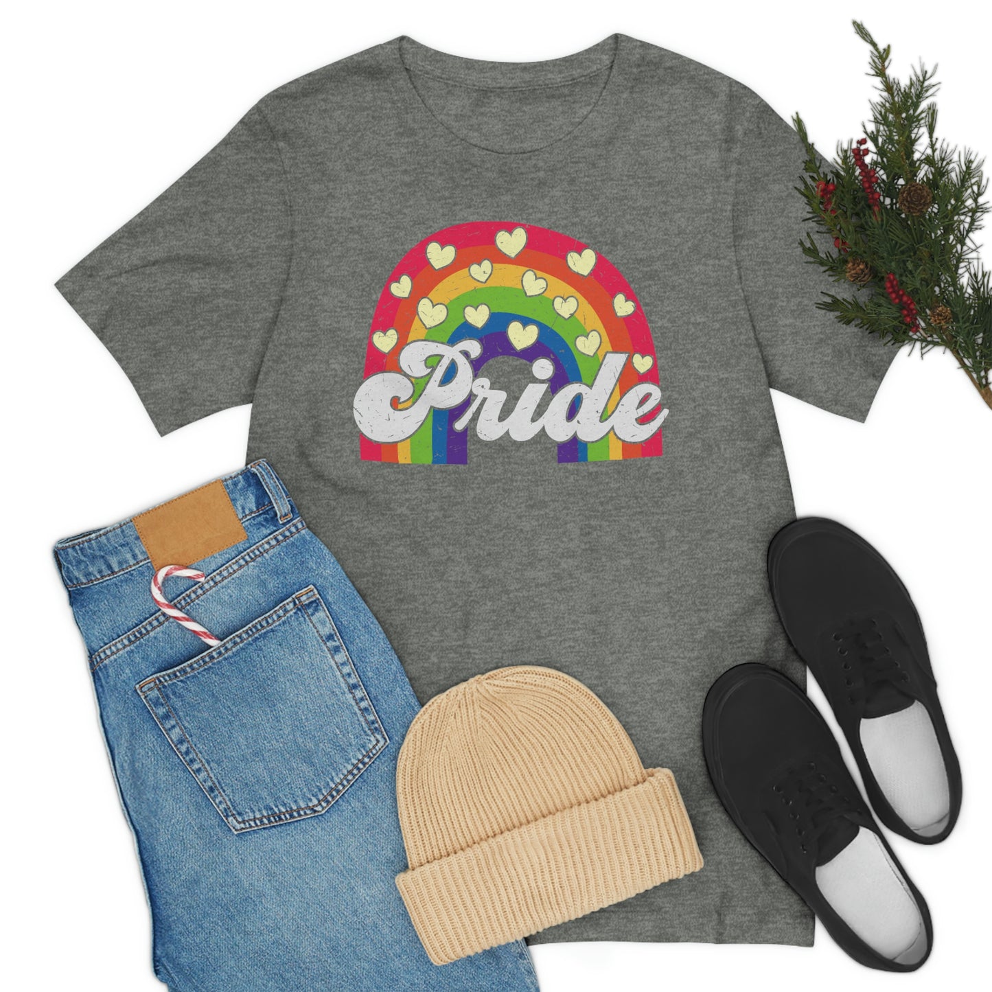 Pride Rainbow LGBTQIA Unisex Jersey Short Sleeve Tee