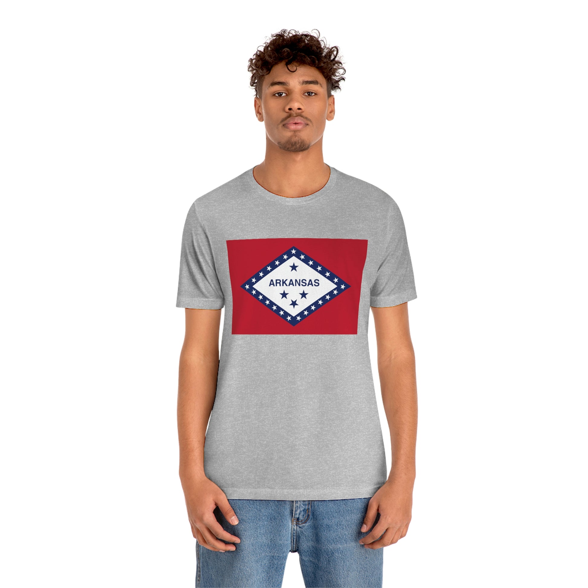 Arkansas Flag Unisex Jersey Short Sleeve Tee Tshirt T-shirt