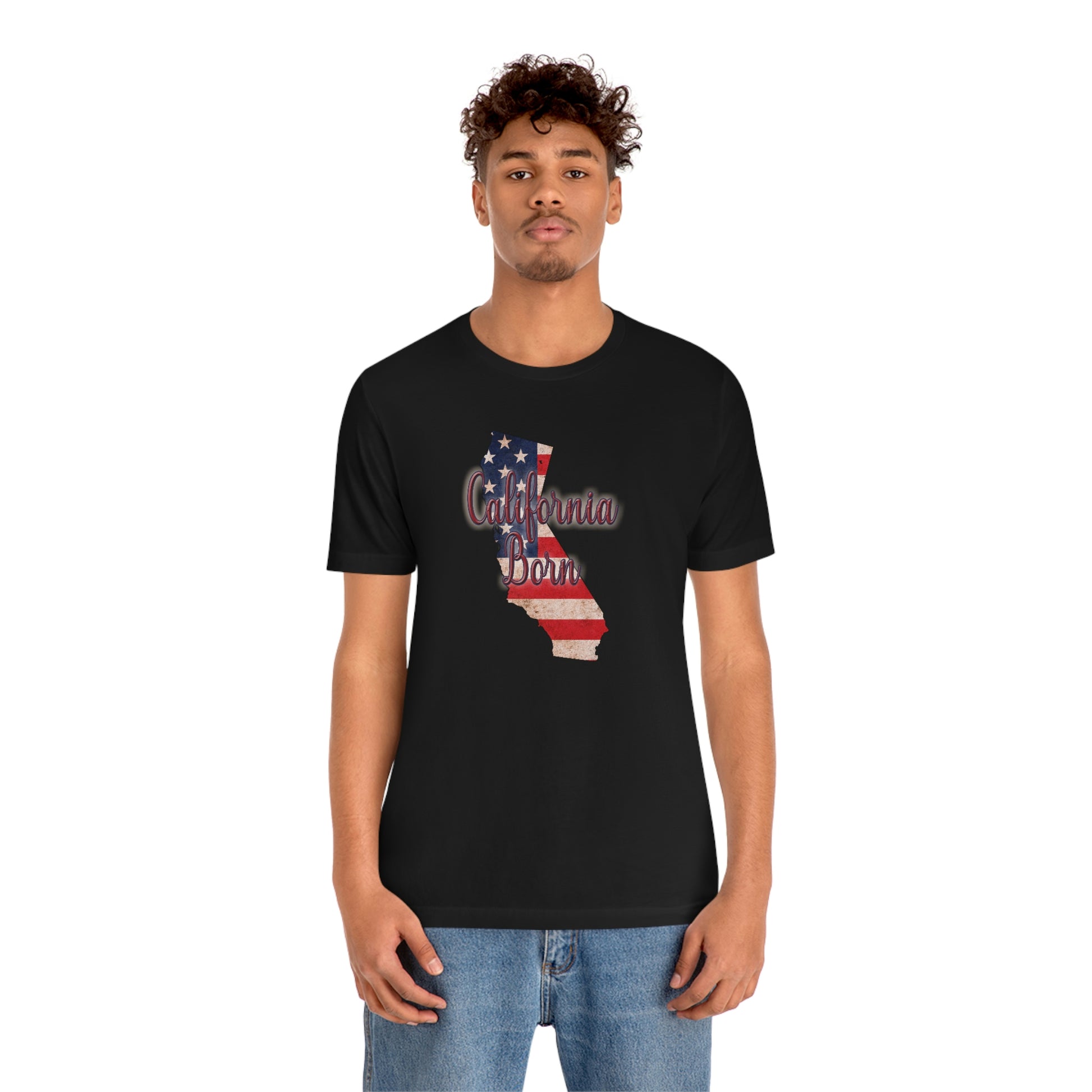 California US Flag Unisex Jersey Short Sleeve Tee Tshirt T-shirt