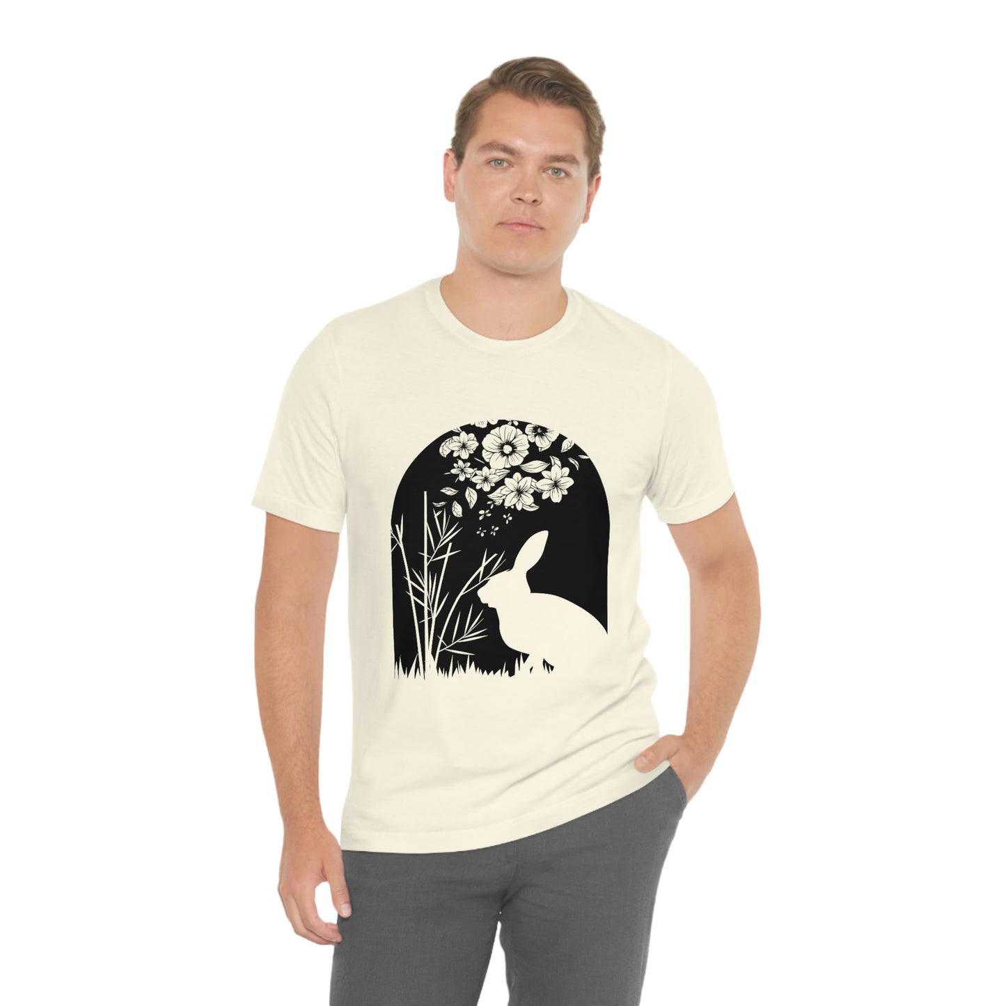 Bunny silhouette scene tshirt tee t-shirt