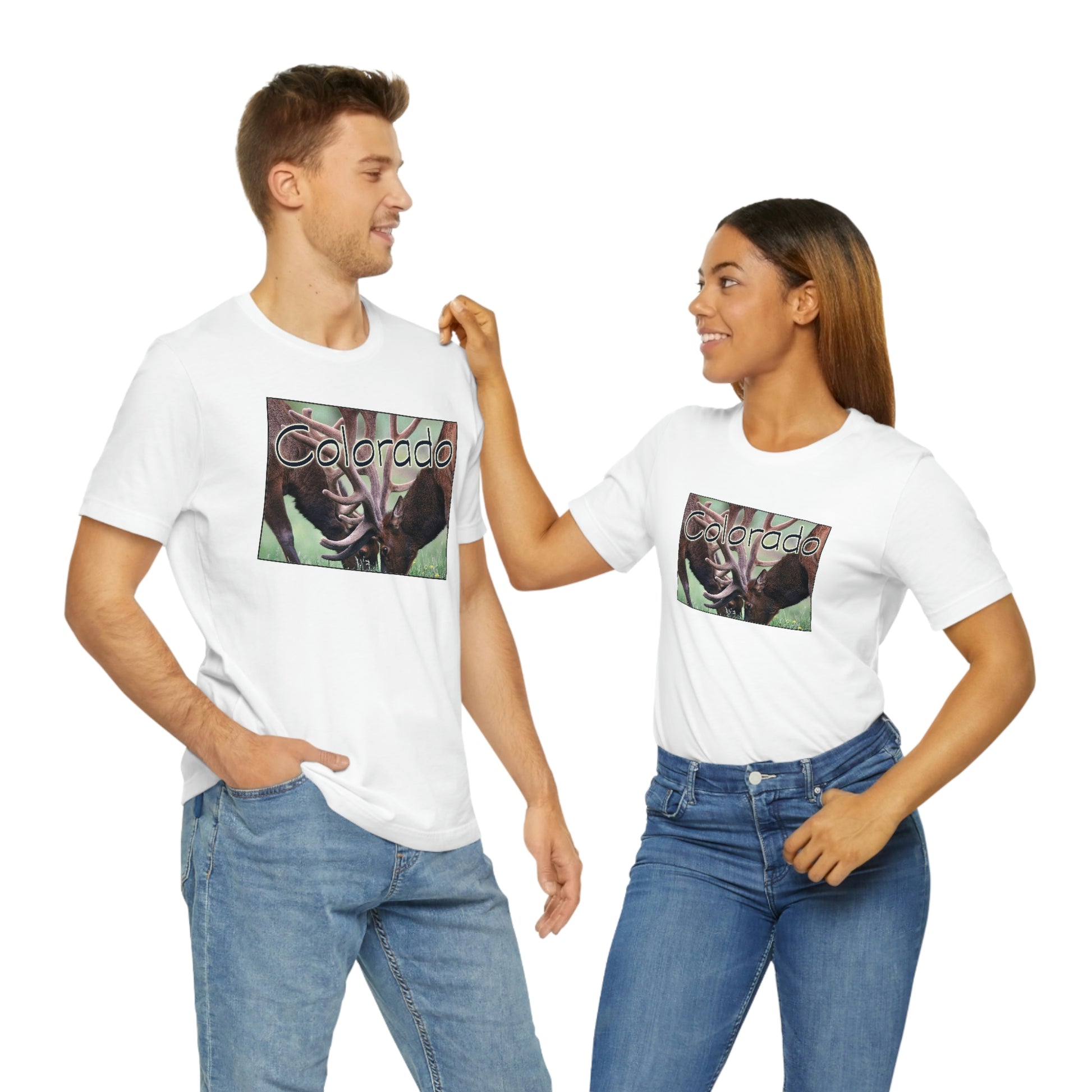 Colorado Elk Unisex Jersey Short Sleeve Tee Tshirt T-shirt
