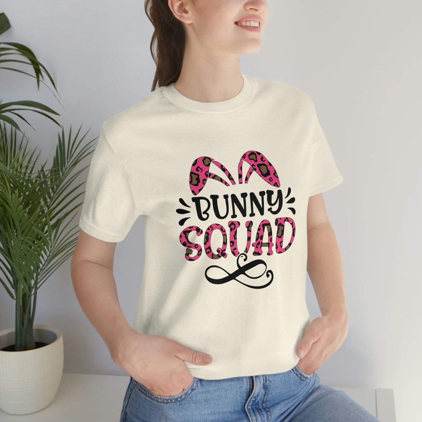 Bunny Squad Spring Easter Unisex Jersey Short Sleeve Tee