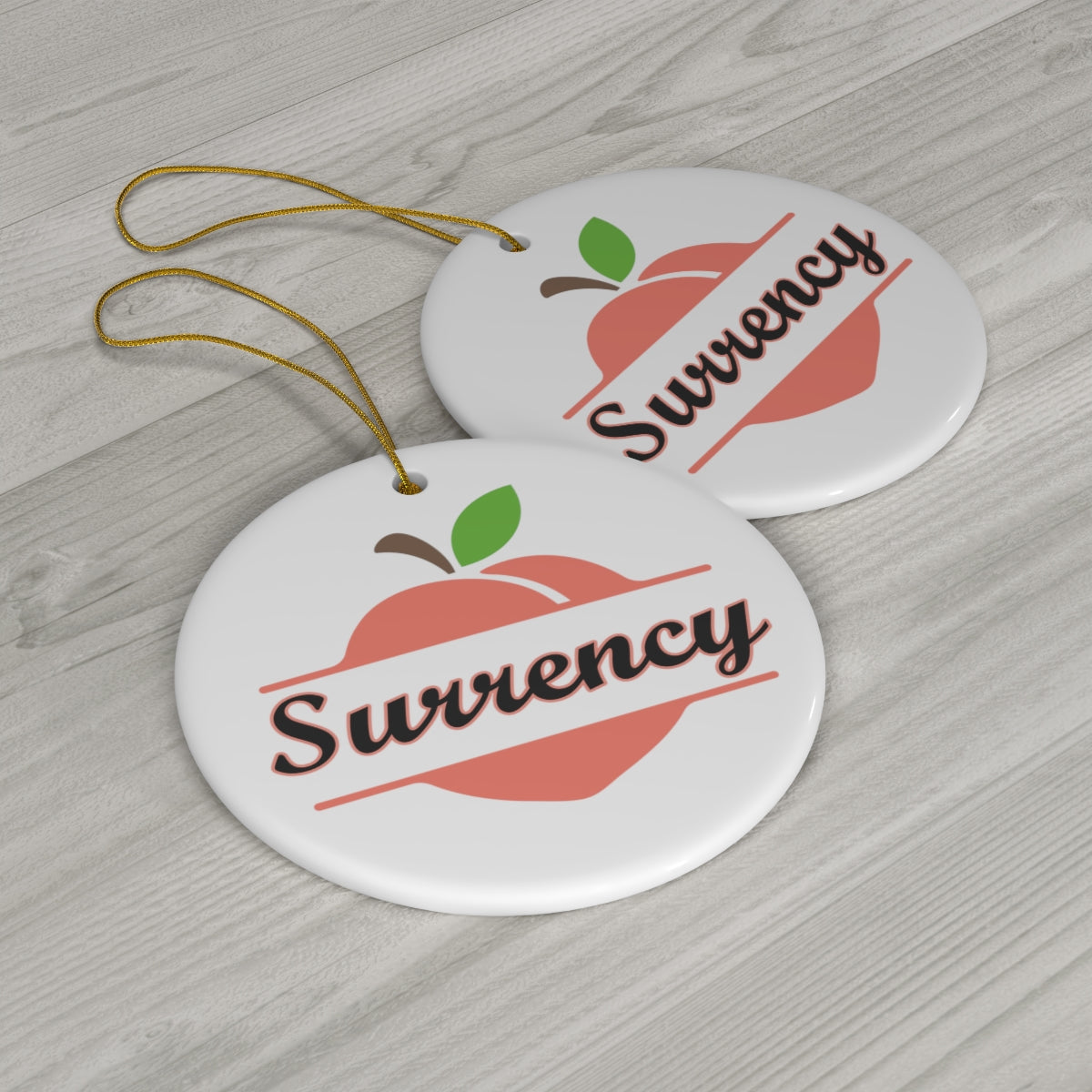 Surrency Georgia Ceramic Ornament, 1-Pack
