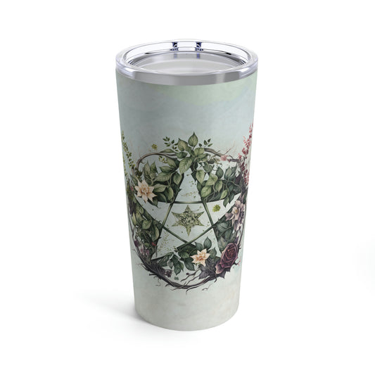 Flower Pentagram Tumbler 20oz
