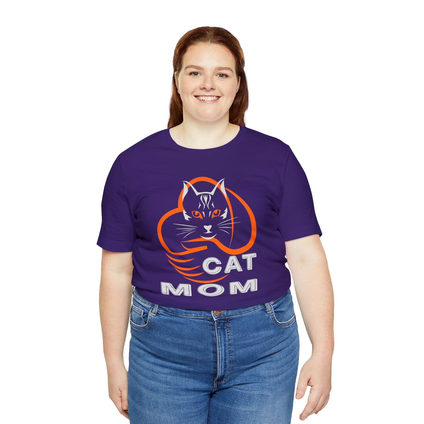 Cat Mom Short Sleeve T-shirt