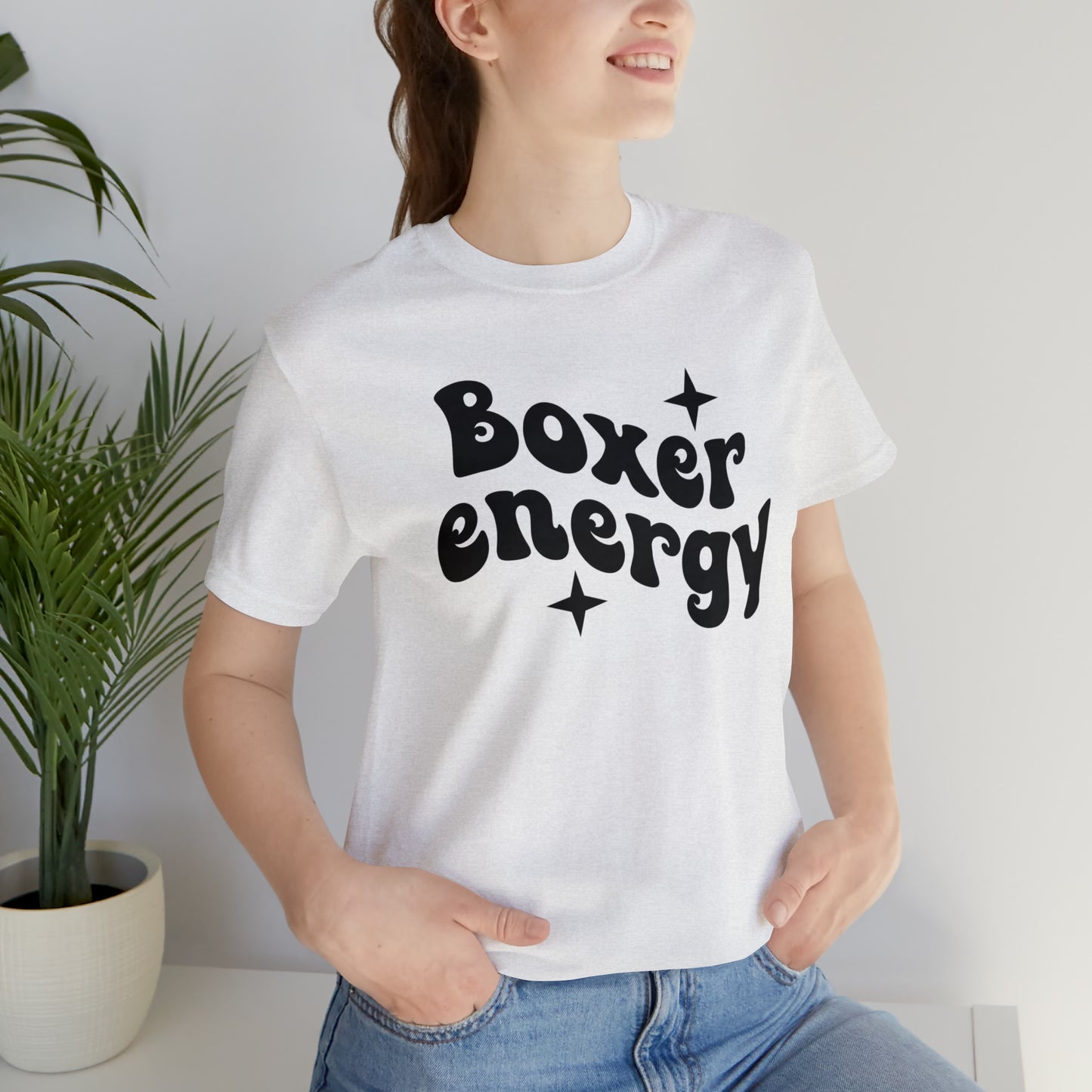 Boxer Energy Dog Short Sleeve T-shirt