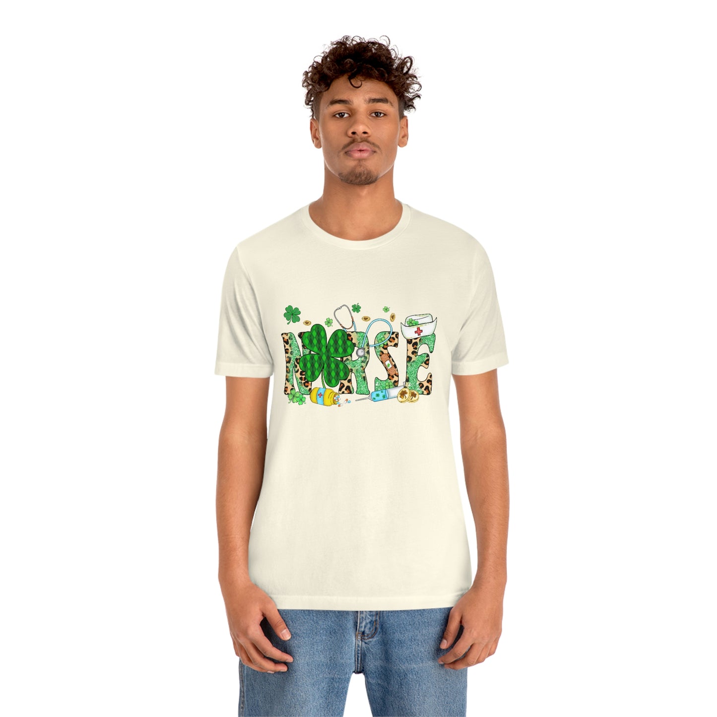 Nurse St. Patrick's Day Unisex Jersey Short Sleeve Tee