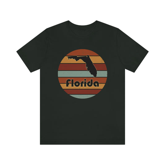 Florida Retro Sunset Short Sleeve T-shirt