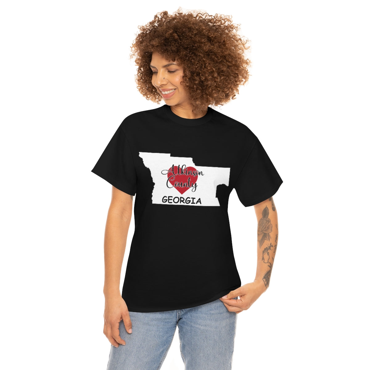 Atkinson County Georgia Unisex Heavy Cotton Tee
