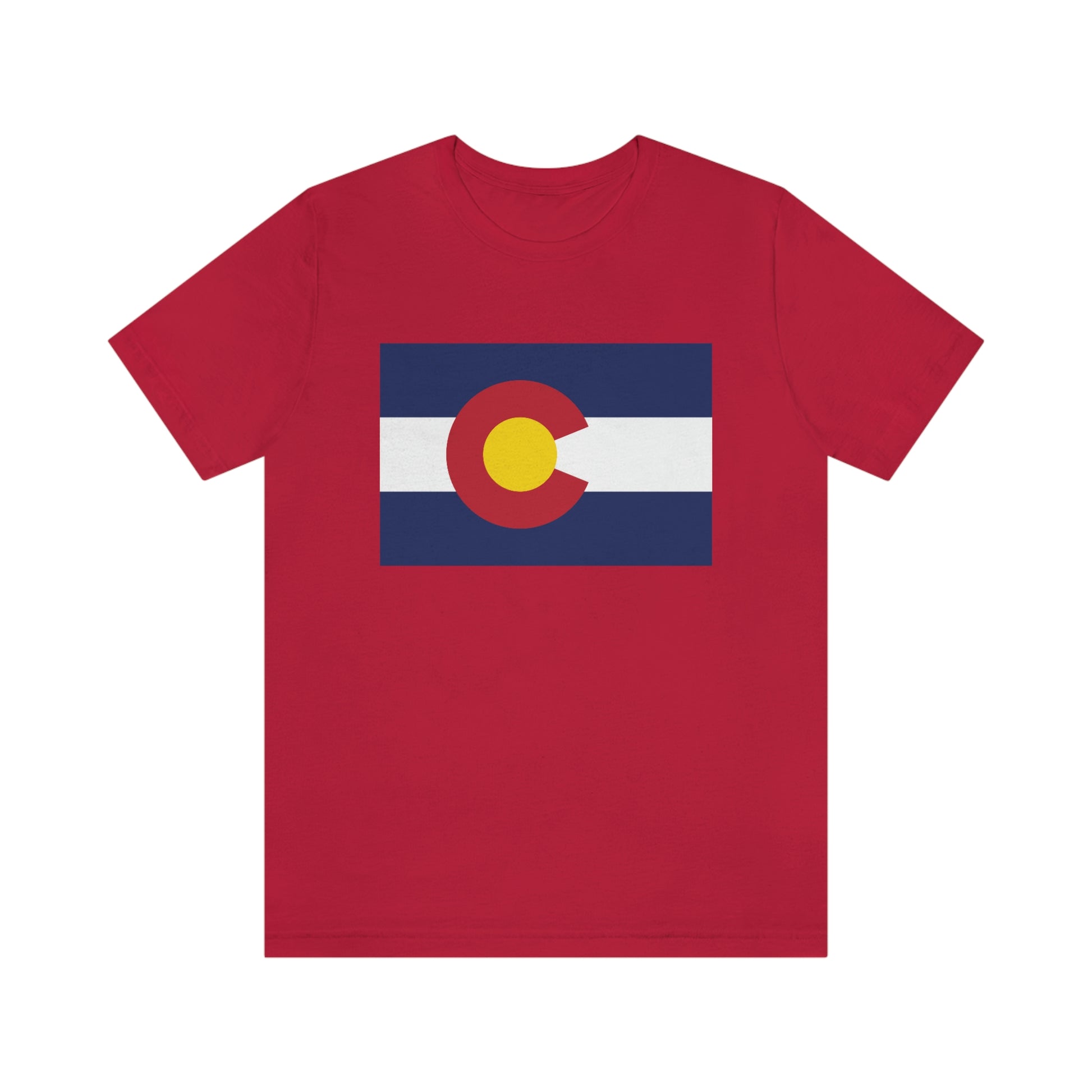 Colorado Flag Unisex Jersey Short Sleeve Tee Tshirt T-shirt