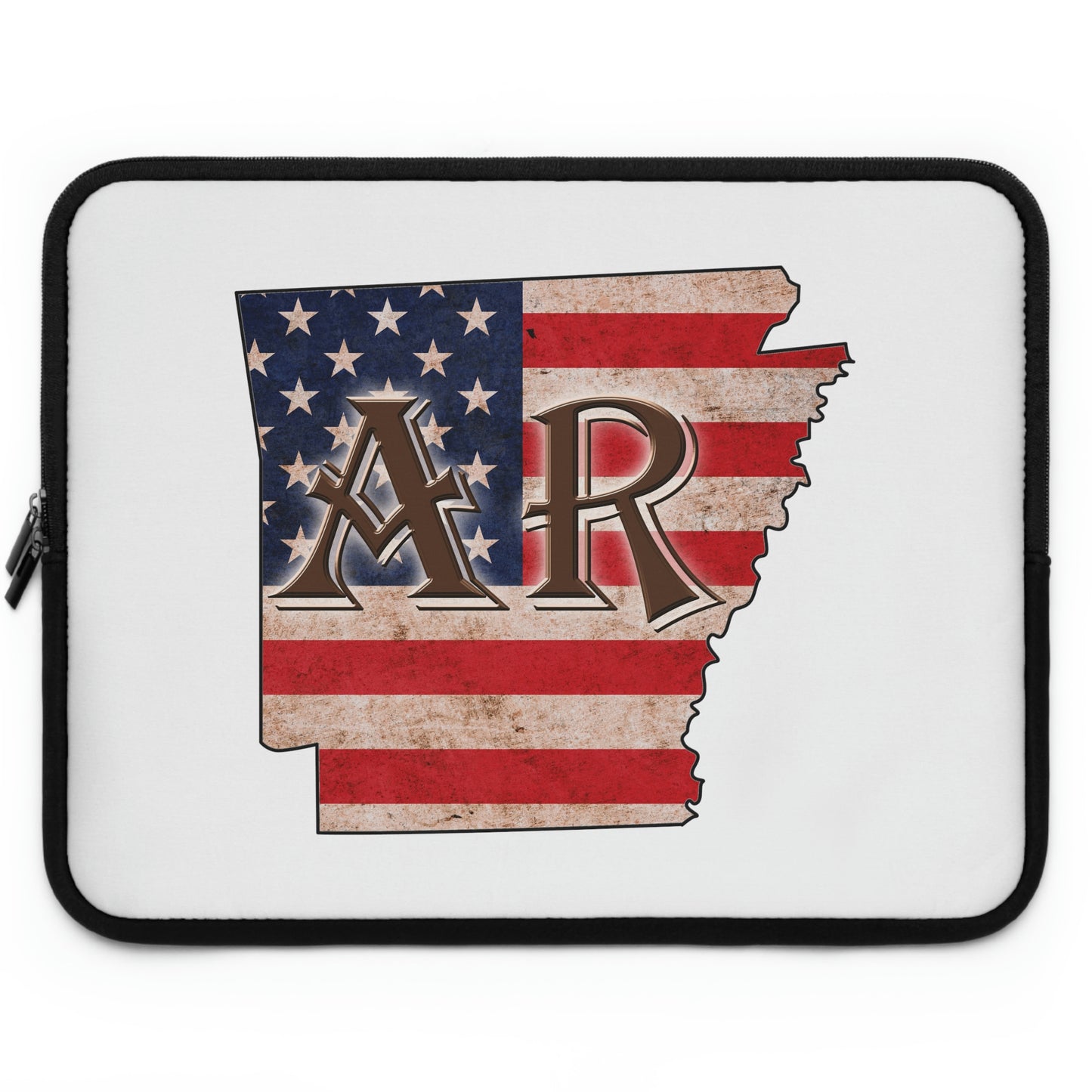Arkansas US Flag AR Laptop Sleeve