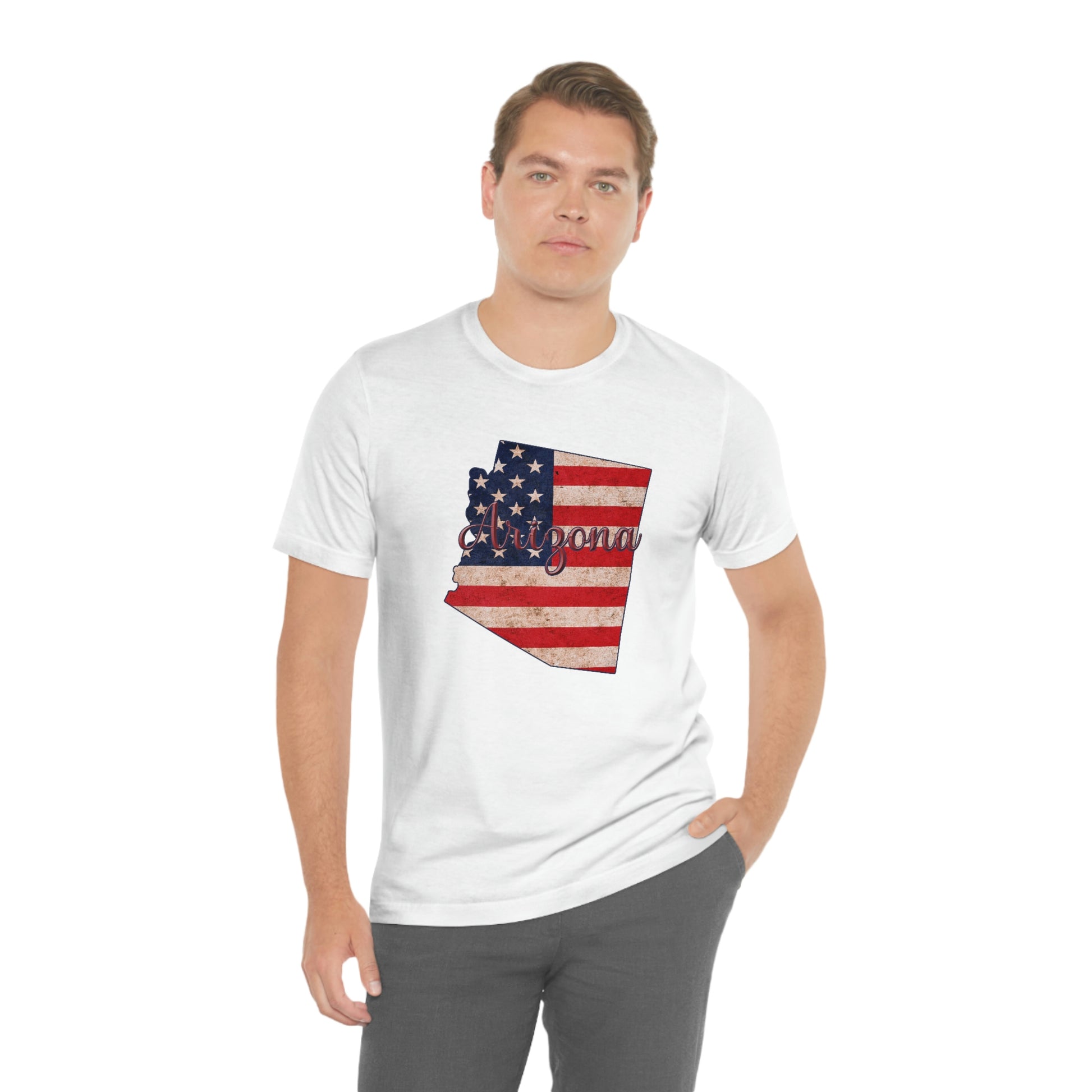 Arizona Flag Unisex Jersey Short Sleeve Tee Tshirt T-shirt