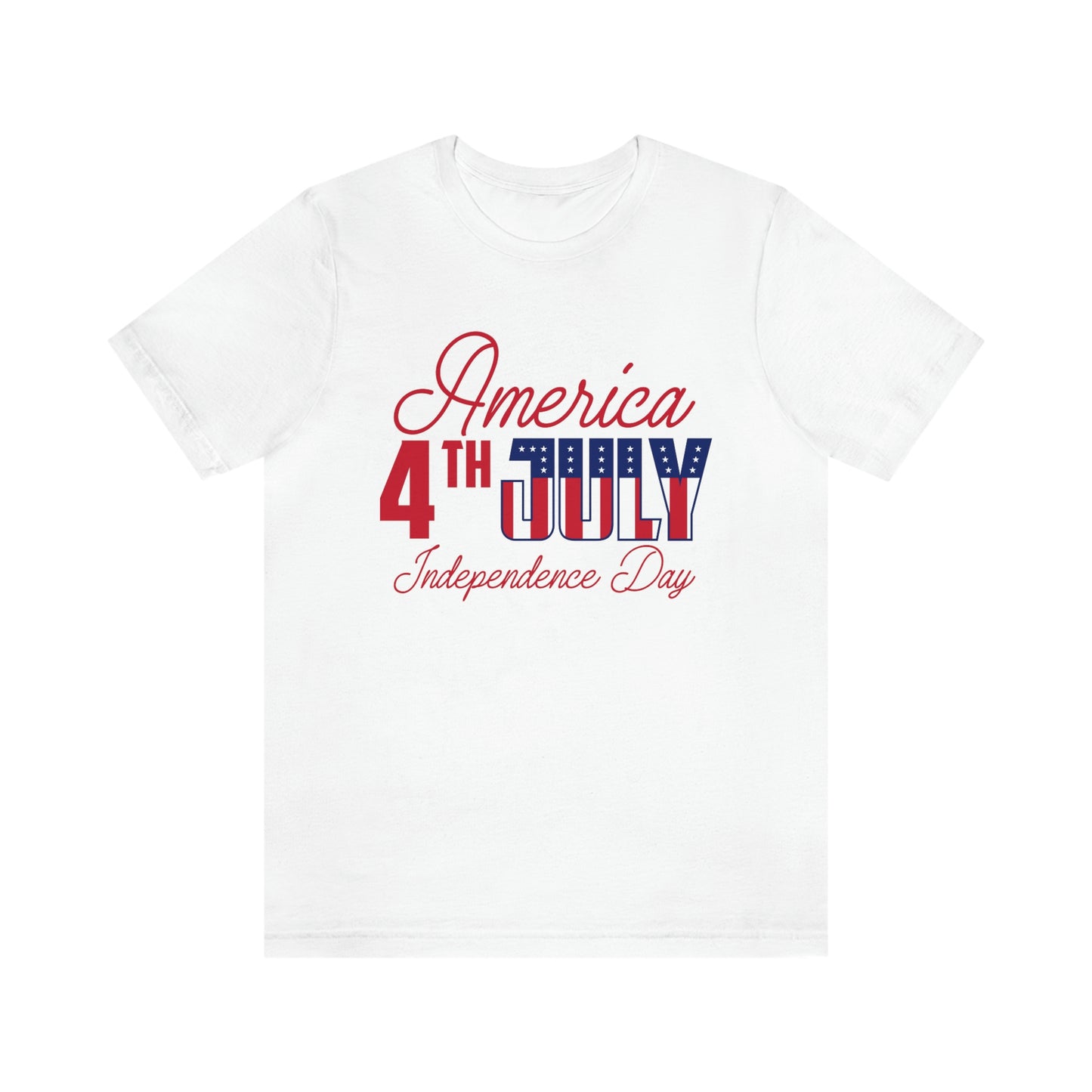 America 4th of July Independence Day Unisex Jersey Short Sleeve Tee