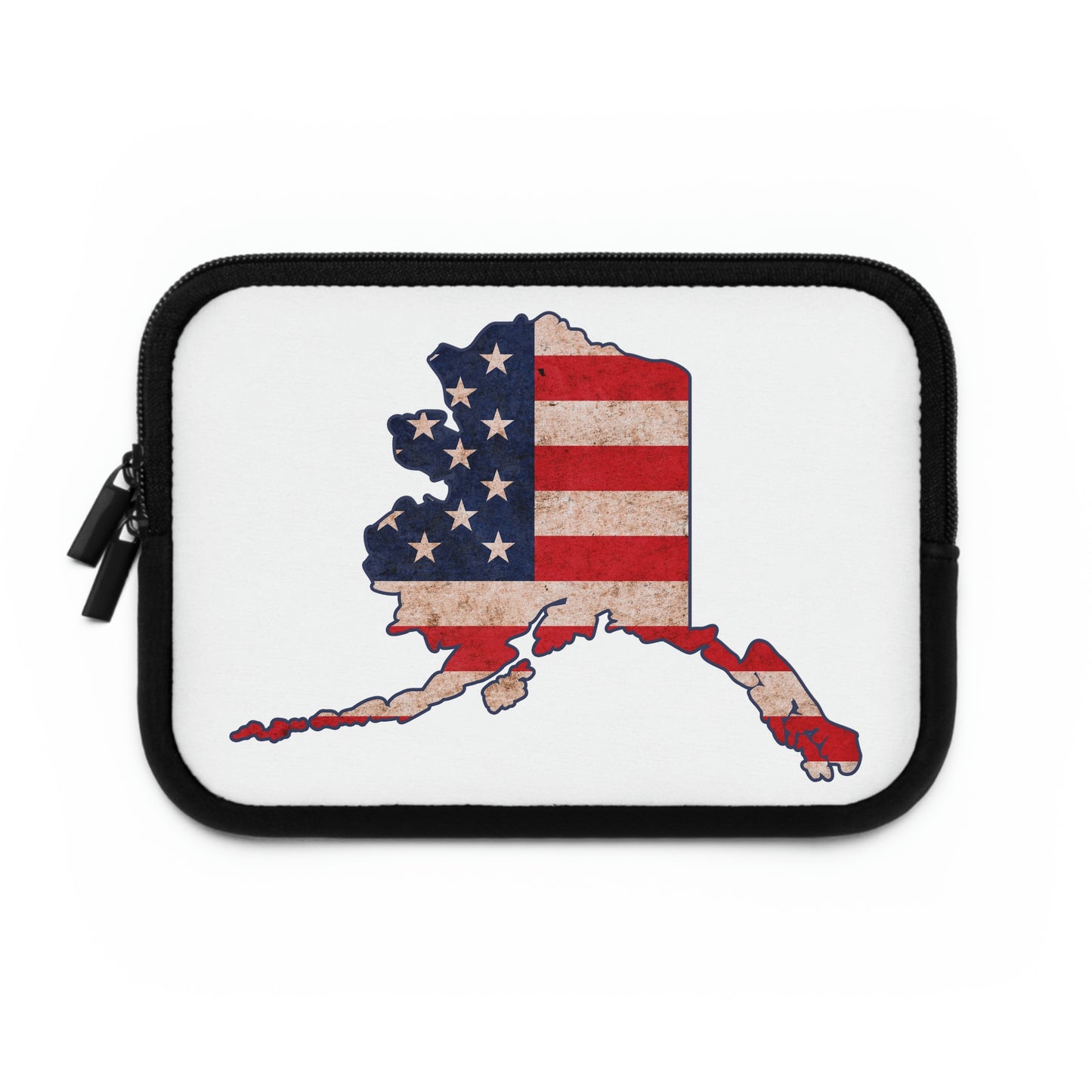 Alaska US Flag Print Laptop Sleeve