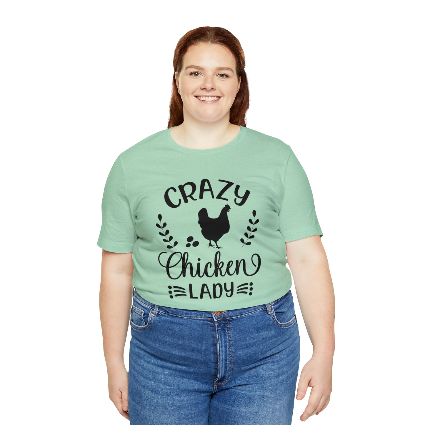 Crazy Chicken Lady Short Sleeve T-shirt