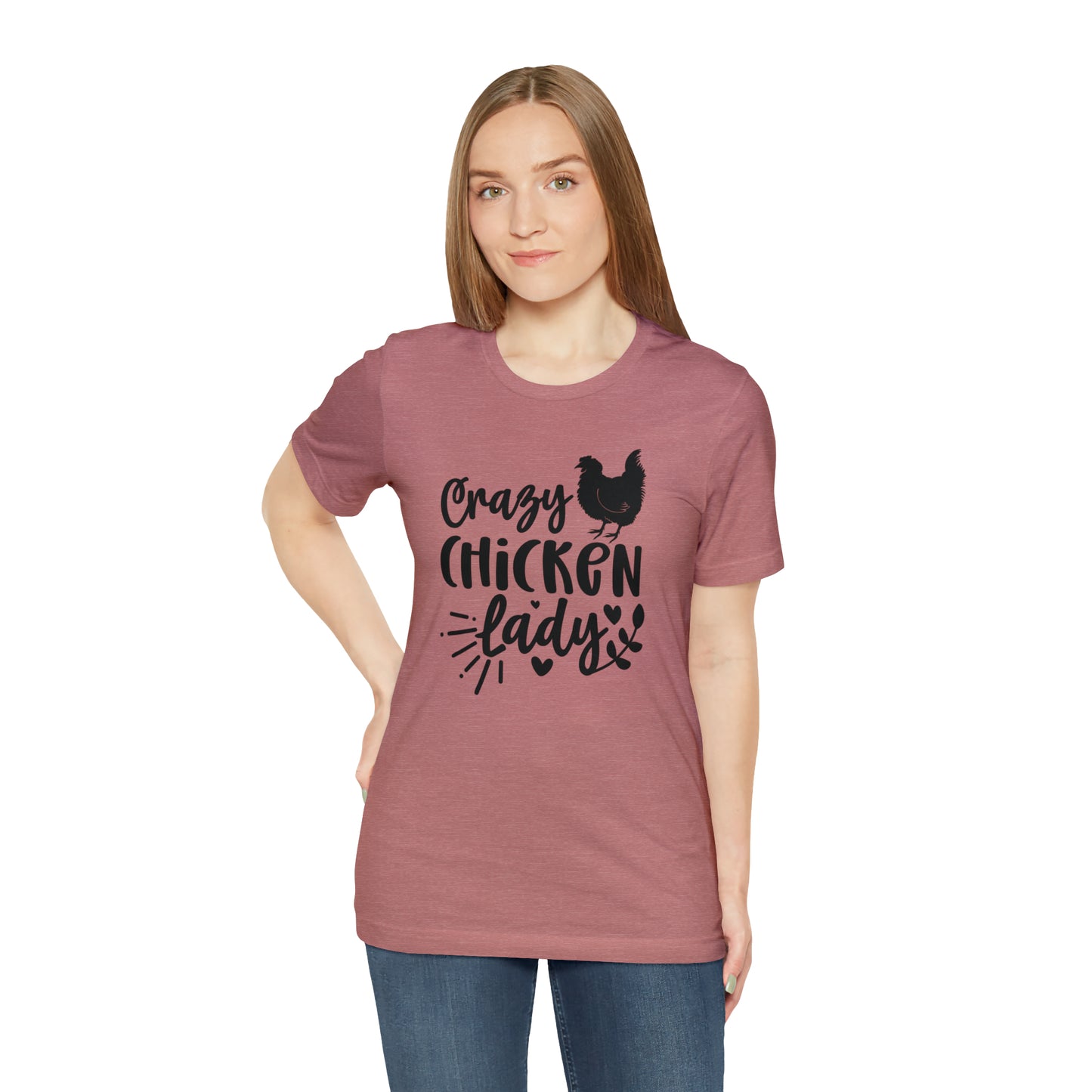 Crazy Chicken Lady Short Sleeve T-shirt