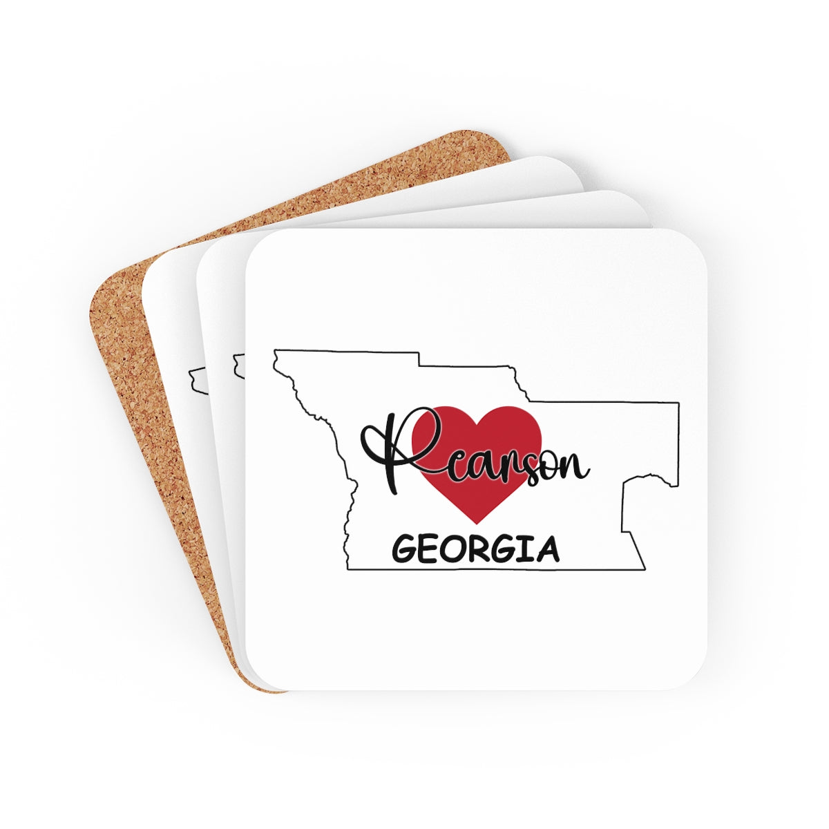 Pearson Georgia Corkwood Coaster Set