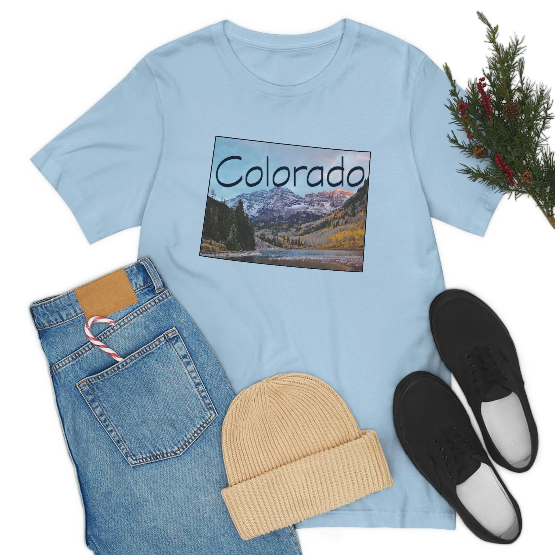 Colorado Mountains Unisex Jersey Short Sleeve Tee Tshirt T-shirt