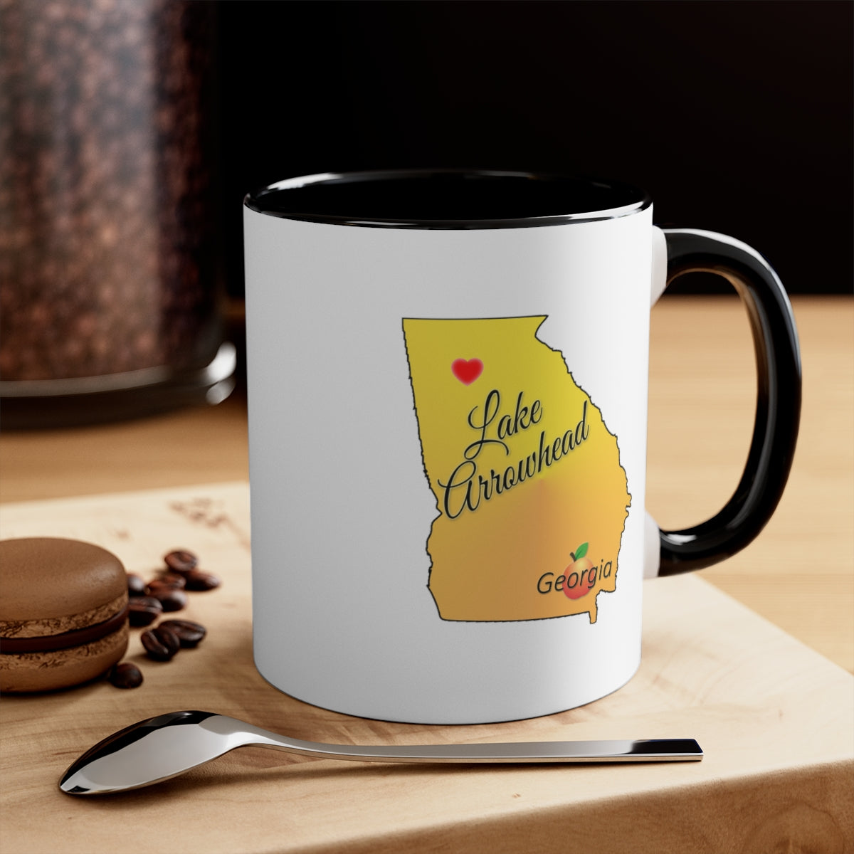 Lake Arrowhead Georgia Accent Coffee Mug, 11oz