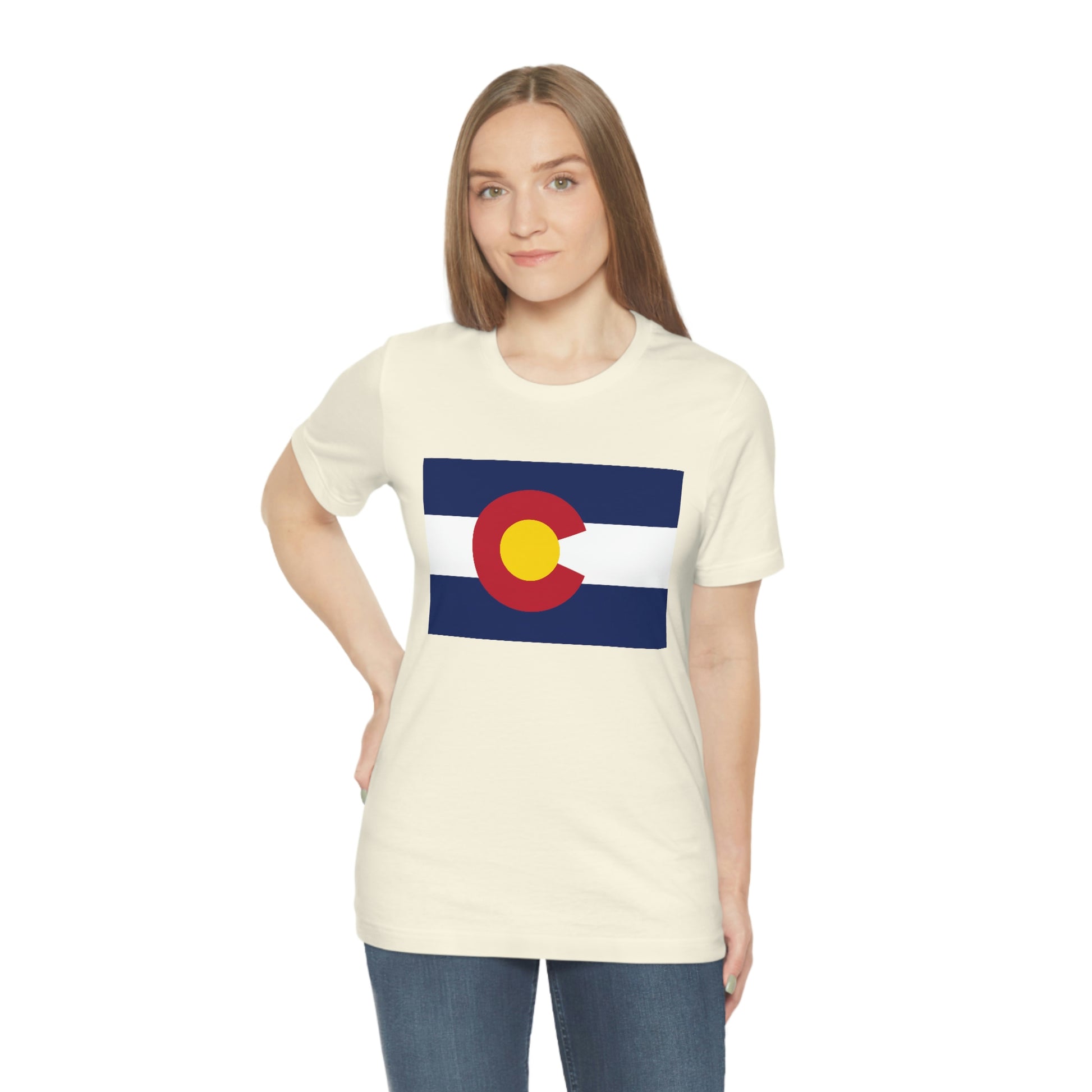 Colorado Flag Unisex Jersey Short Sleeve Tee Tshirt T-shirt